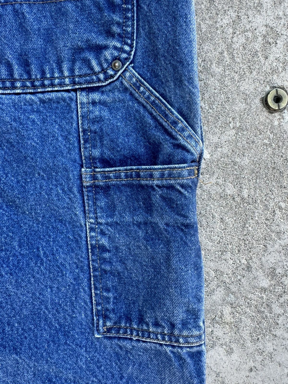 Carhartt × Vintage Carhartt B73 Double Knee Carpenter Pant Big Logo Size US 33 - 6 Thumbnail