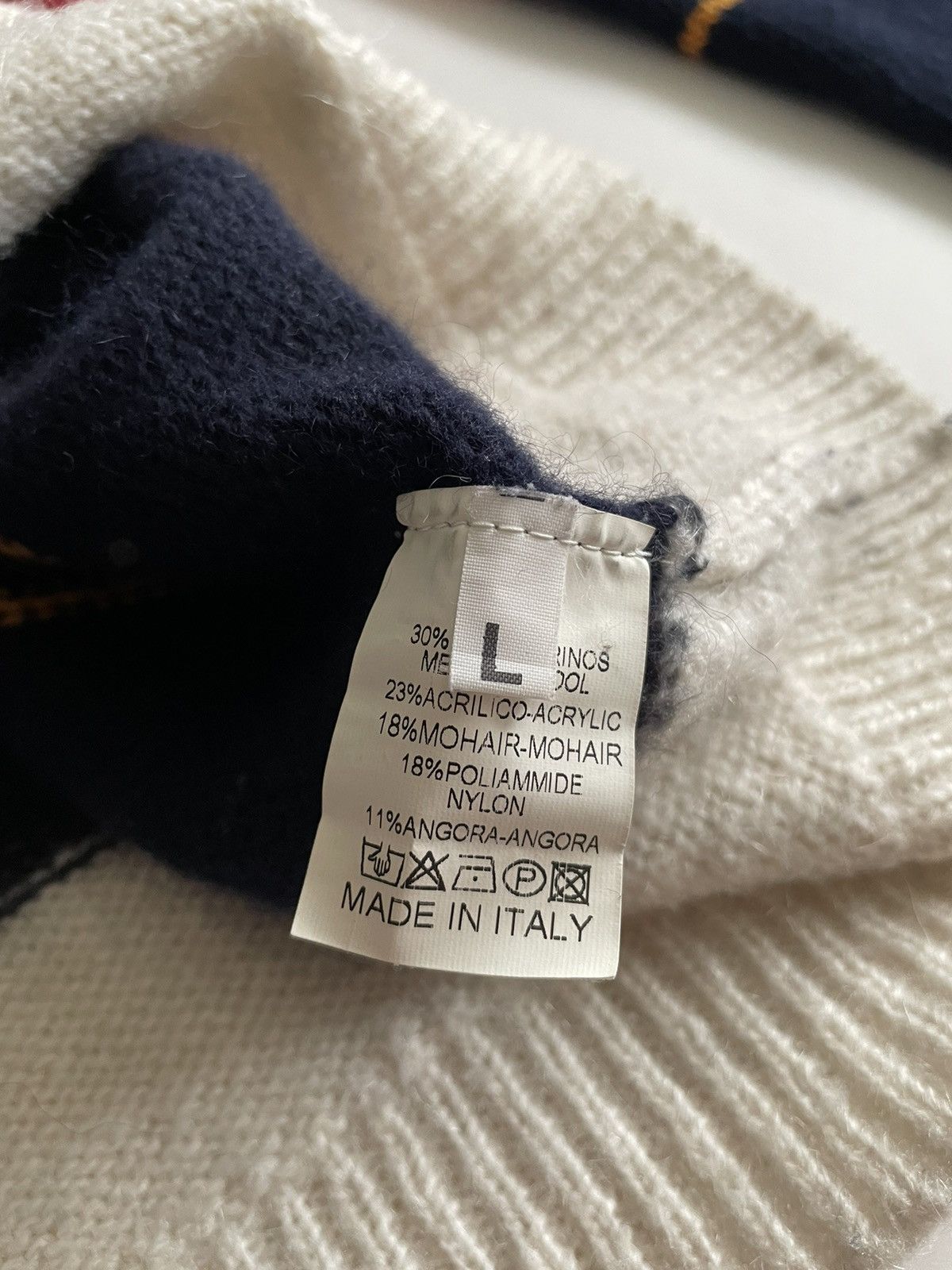 Raf Simons Raf Simons FW13 Striped Mohair Wool Sweater Size US L / EU 52-54 / 3 - 7 Thumbnail
