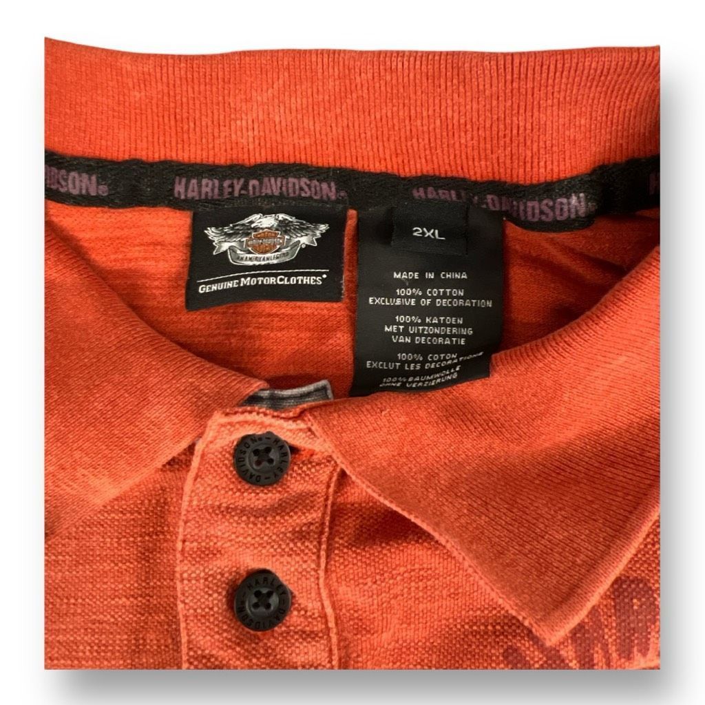 Harley Davidson Harley Davidson Polo Top Size 2XL Size US XXL / EU 58 / 5 - 2 Thumbnail
