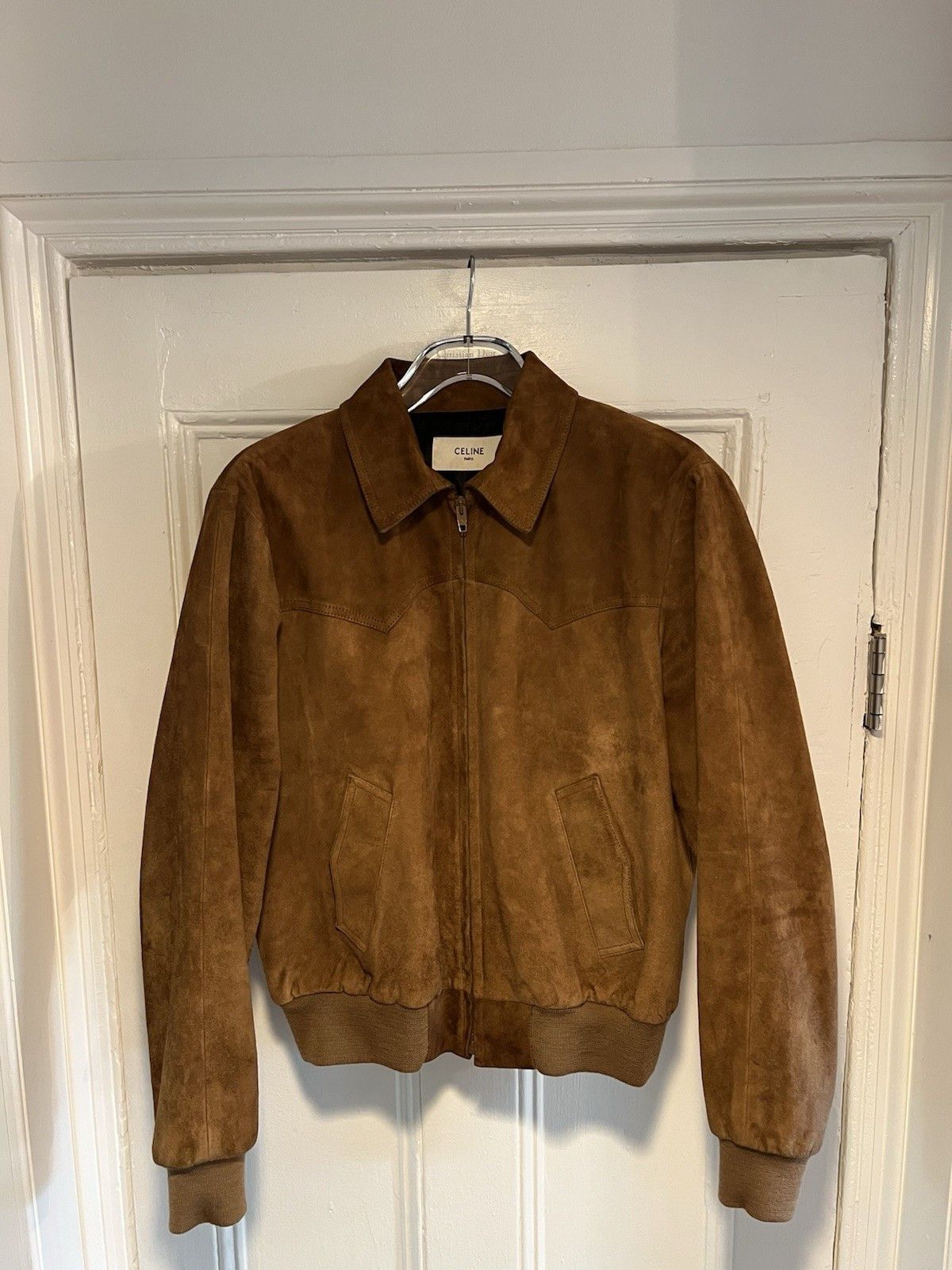 Celine Celine Brown Suede Western Jacket NWT - 52 - SS19 Slimane Size US L / EU 52-54 / 3 - 1 Thumbnail