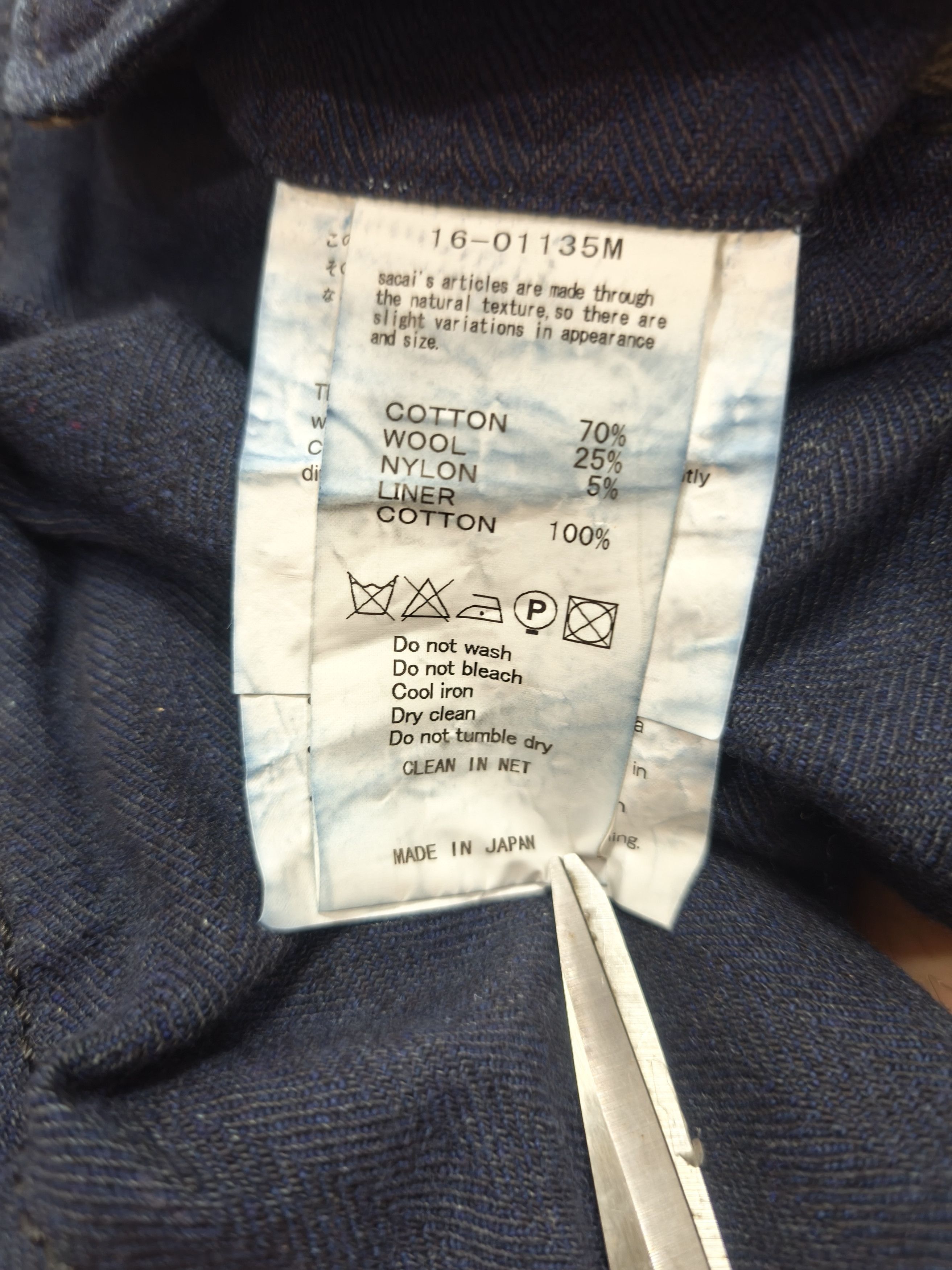 Sacai Sacai Drop crotch Jorts with Belt Size US 34 / EU 50 - 10 Thumbnail