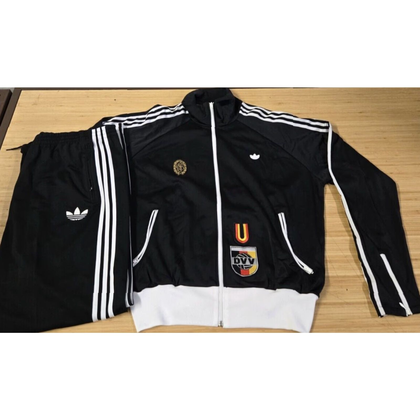 Adidas Adidas Germany Volleyball Track Jacket Zipper Set 2XL Size US XXL / EU 58 / 5 - 2 Thumbnail