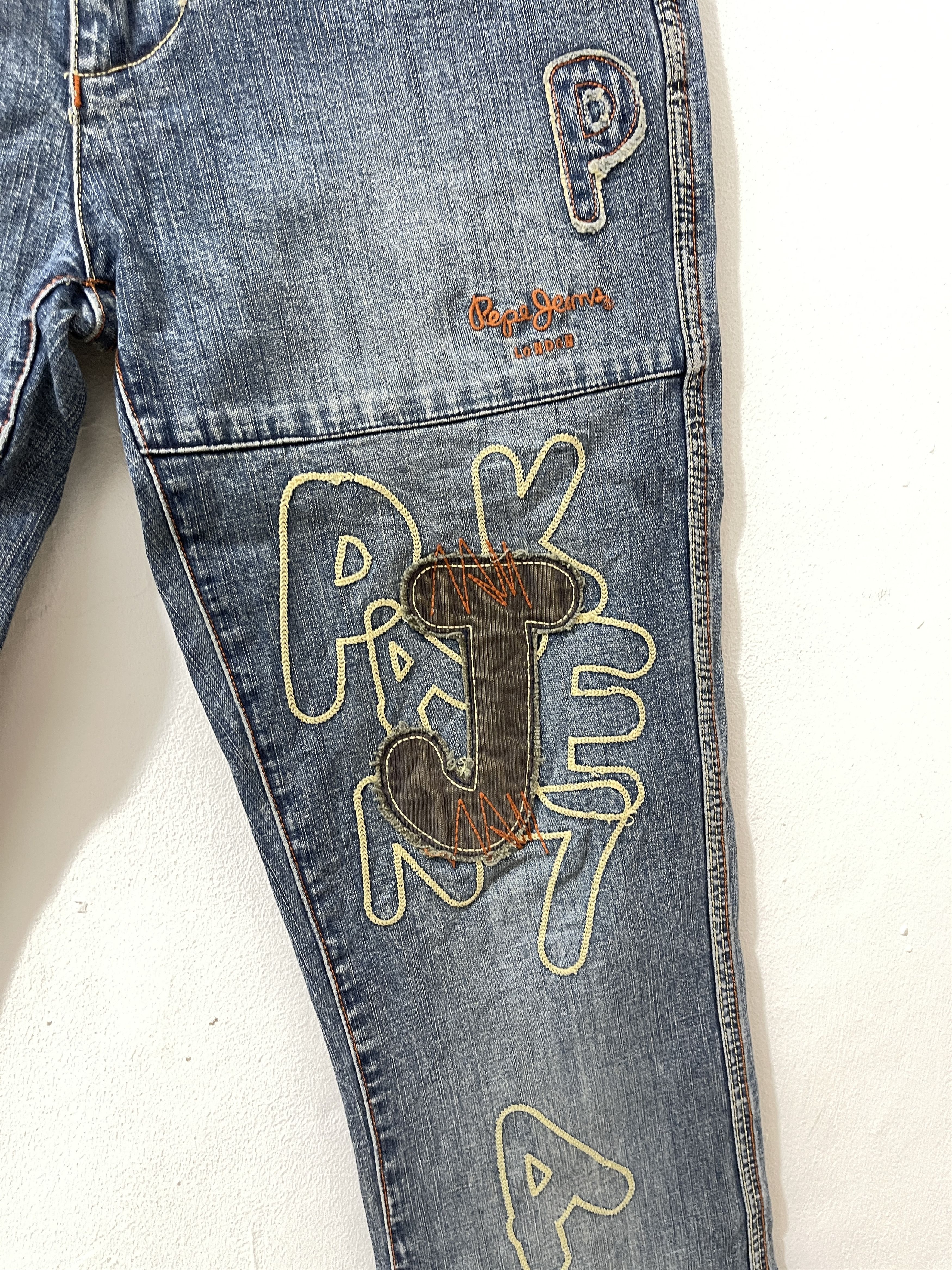 Pepe Jeans Pepe Jeans Archive Y2k Crazy Patchwork Pants Size US 29 - 6 Thumbnail