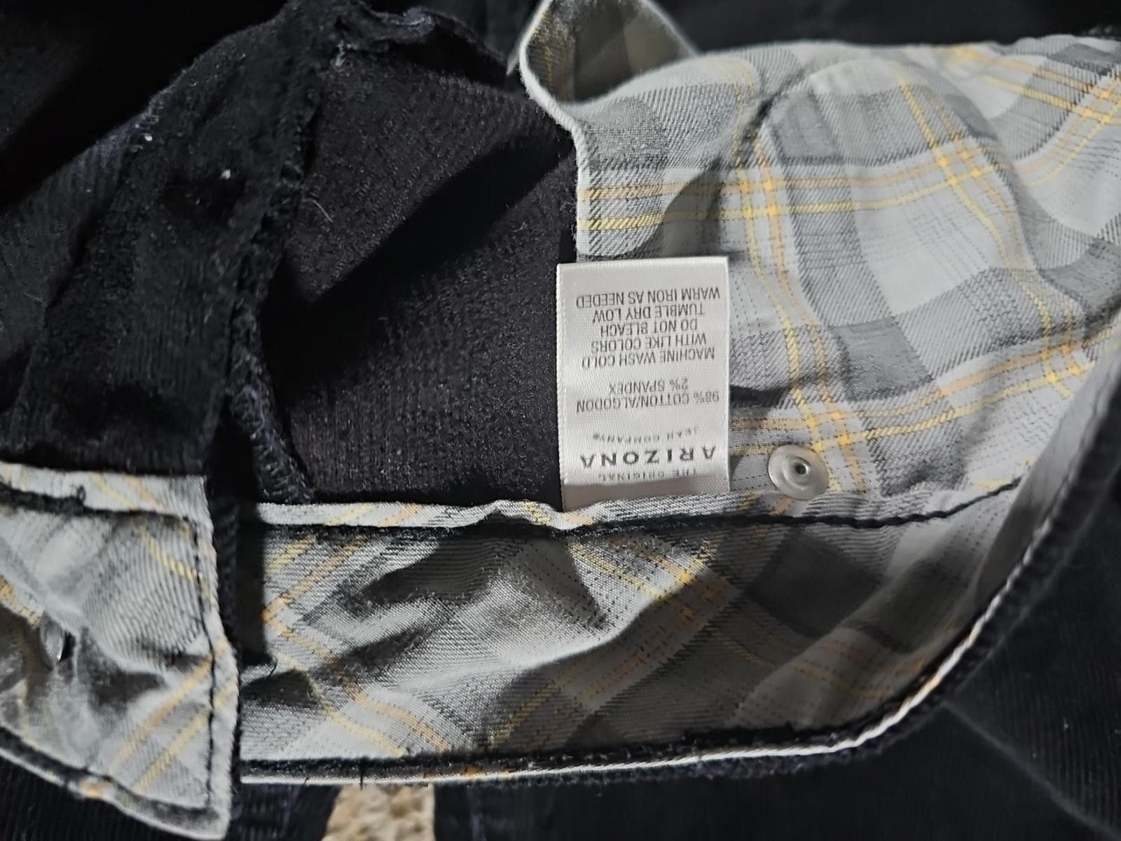 Arizona Jean Co. Arizona Jeans Corduroy Black Pants Sz 11 34x31 Size 34" / US 12 / IT 48 - 3 Thumbnail