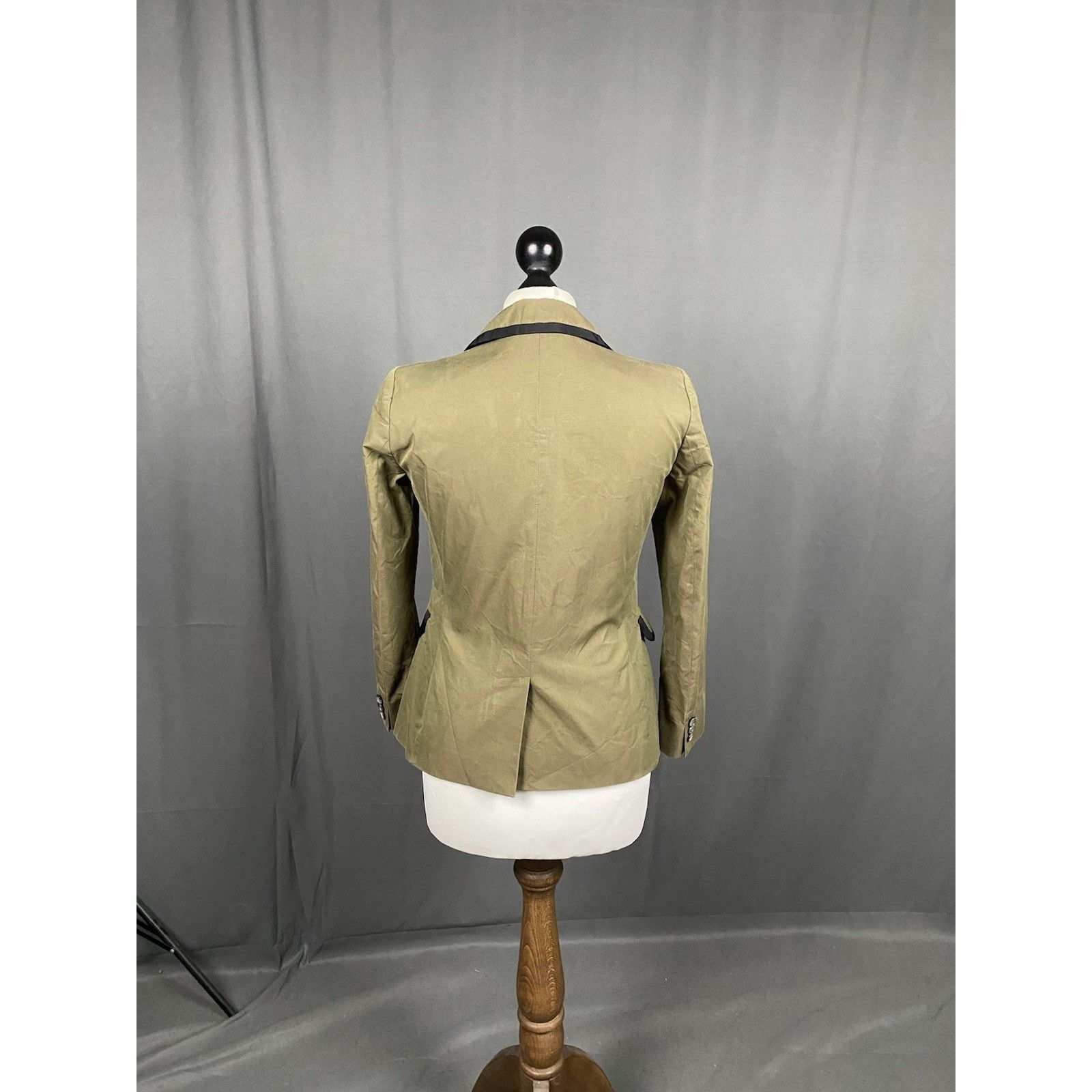 Etro Etro Contrast Stitch Women's Green 1-Button Blazer Jacket Si Size XS / US 0-2 / IT 36-38 - 7 Thumbnail