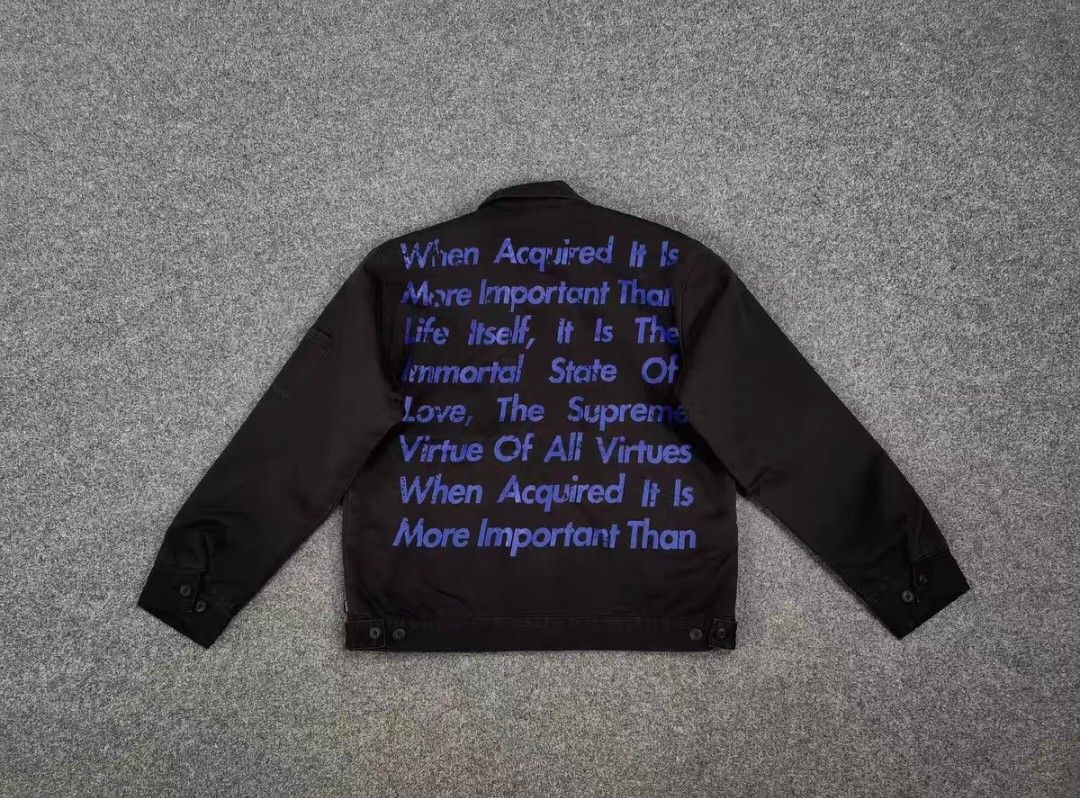 Supreme Supreme JUNYA WATANABE COMME Week11 Printed Work Jacket Size US XL / EU 56 / 4 - 1 Thumbnail