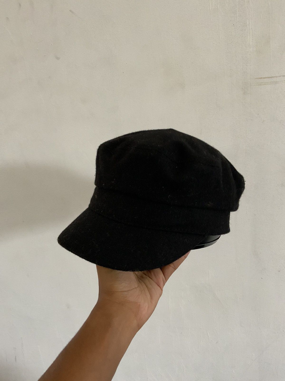 Ozoc Wool Black Retro hat