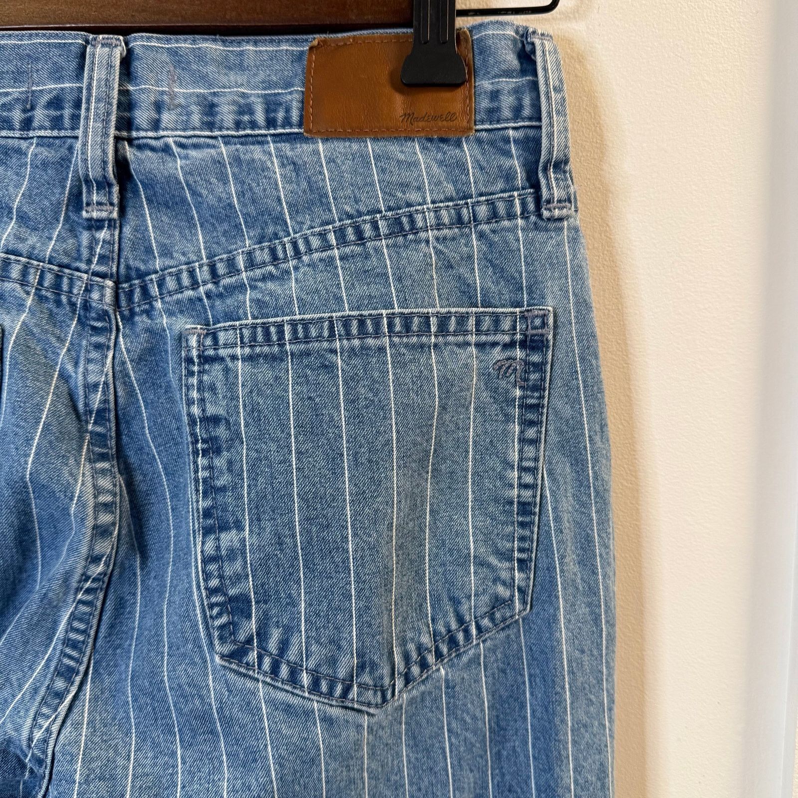 Madewell Madewell Women’s Striped Cropped Jeans Size 25 Size 25" / US 0 / IT 36 - 4 Thumbnail