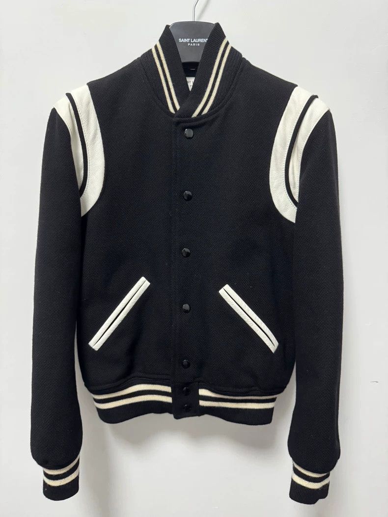 Saint Laurent Paris saint laurent paris17 FW patchwork leather black and white Size US S / EU 44-46 / 1 - 1 Thumbnail