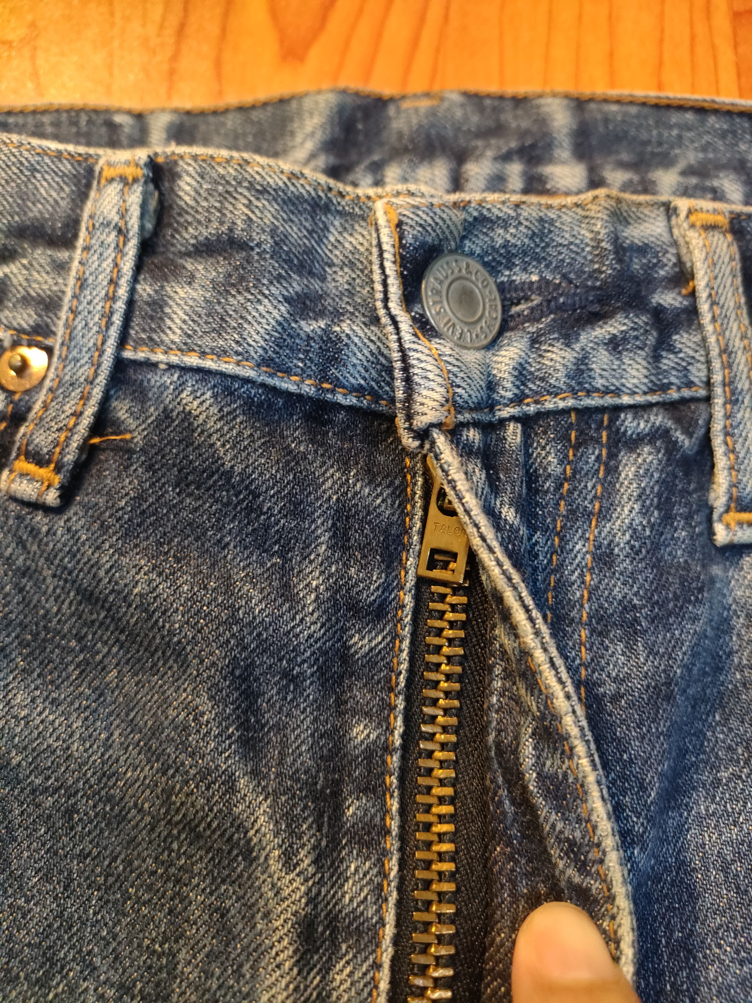 Levi's Vintage Clothing × Vintage Vintage Levi's 502 Selvedge Jeans Size US 30 / EU 46 - 8 Thumbnail