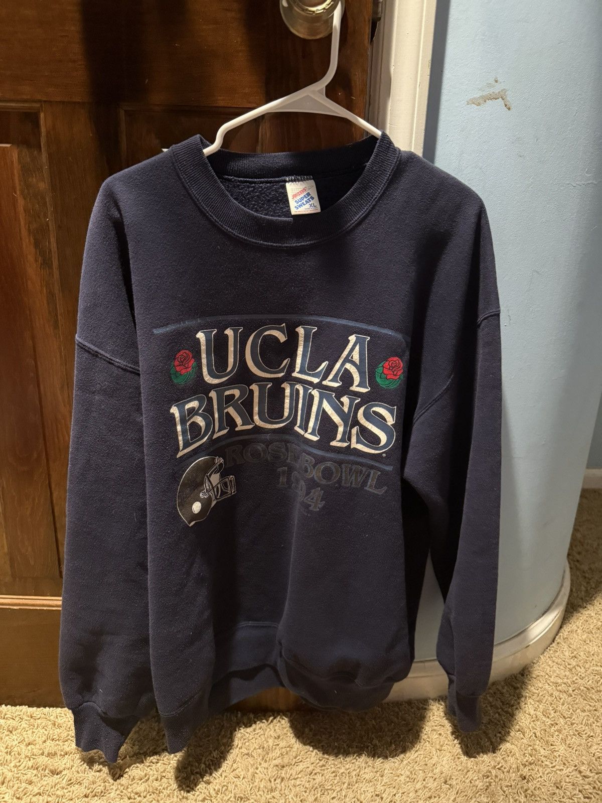 Jerzees Vintage UCLA Bruins 1994 Rose Bowl Crewneck Size US XL / EU 56 / 4 - 1 Thumbnail