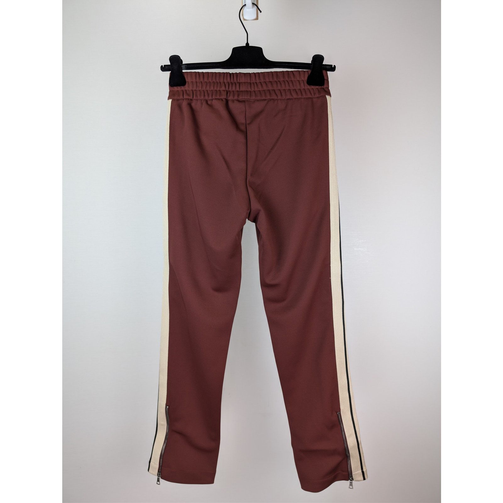 Palm Angels o1rshd1 Q:2 / Classic Logo Track Pants Burgundy / Off White Size US 30 / EU 46 - 10 Thumbnail