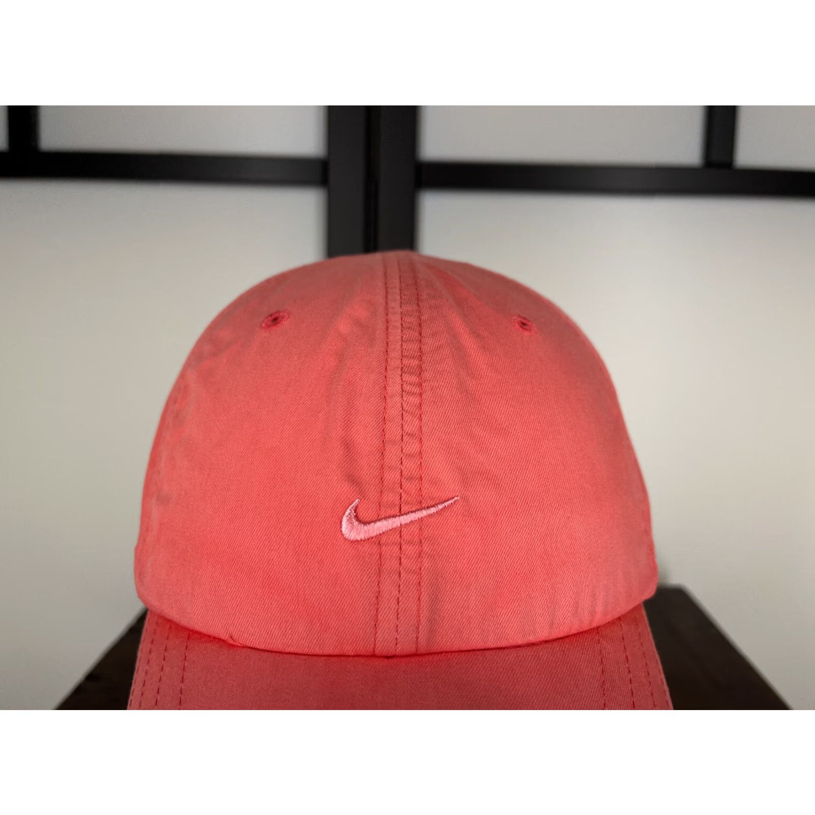 Nike Nike Hat Cap Strap Back Adult One Size Pink Swoosh Logo Cotton Polyester Golf Outdoor Size ONE SIZE - 2 Thumbnail