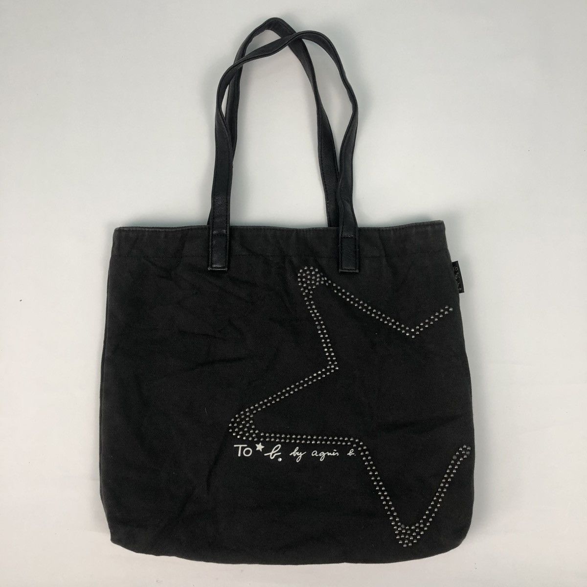 agnes b. AGNES B. TO BE STAR CANVAS TOTE BAG Size ONE SIZE - 1 Thumbnail