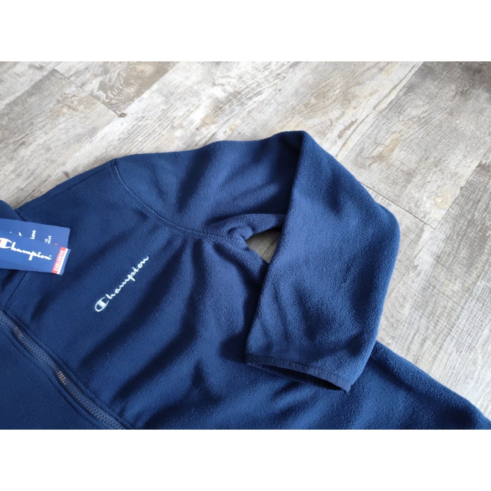 Champion Champion Polar Fleece Full Zip Jacket Women's Navy Blue Size M NWT NEW Size M / US 6-8 / IT 42-44 - 5 Thumbnail