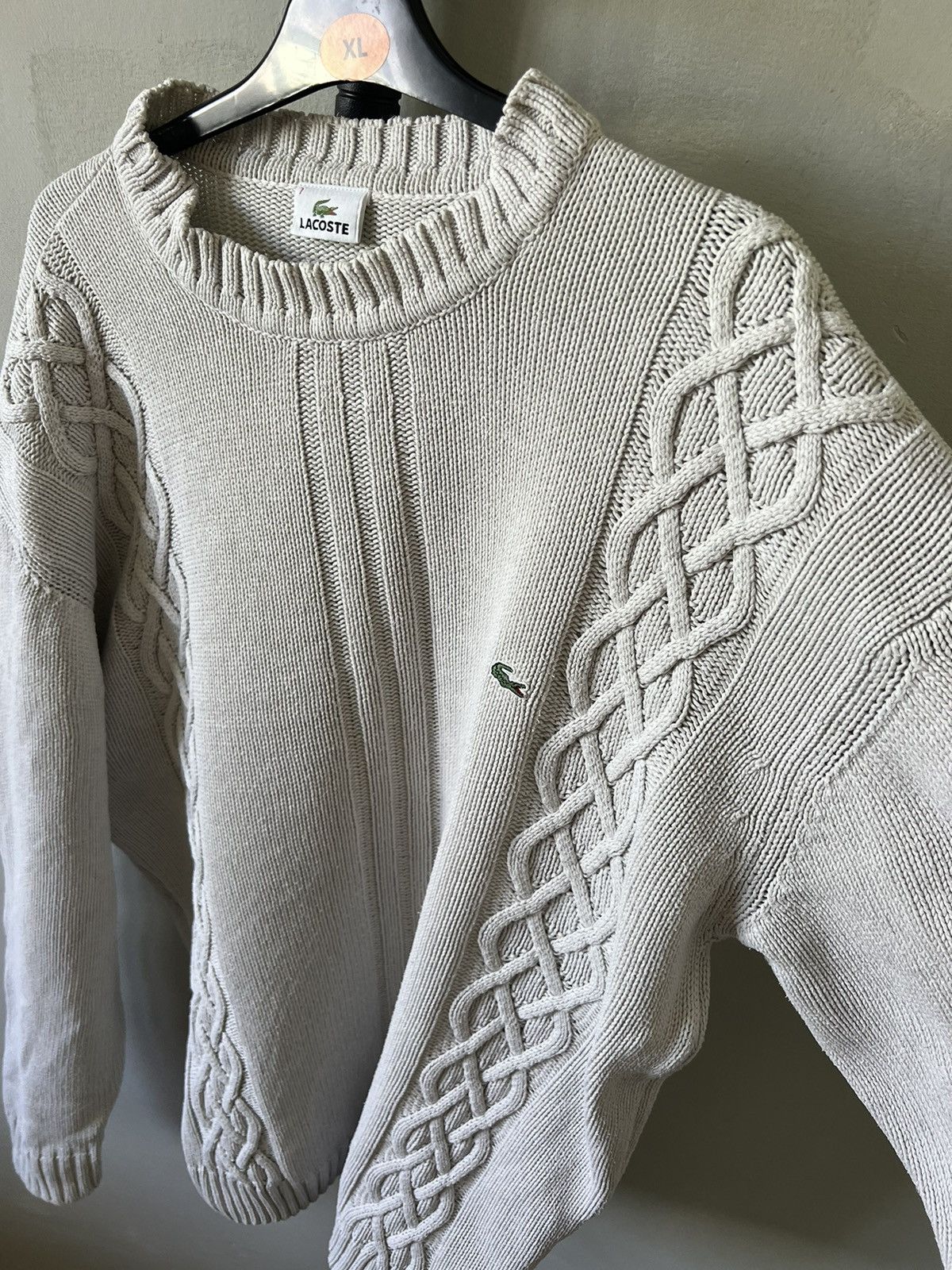 Lacoste Lacoste vintage knitted sweater 90s wool rare archive Size US XL / EU 56 / 4 - 6 Thumbnail