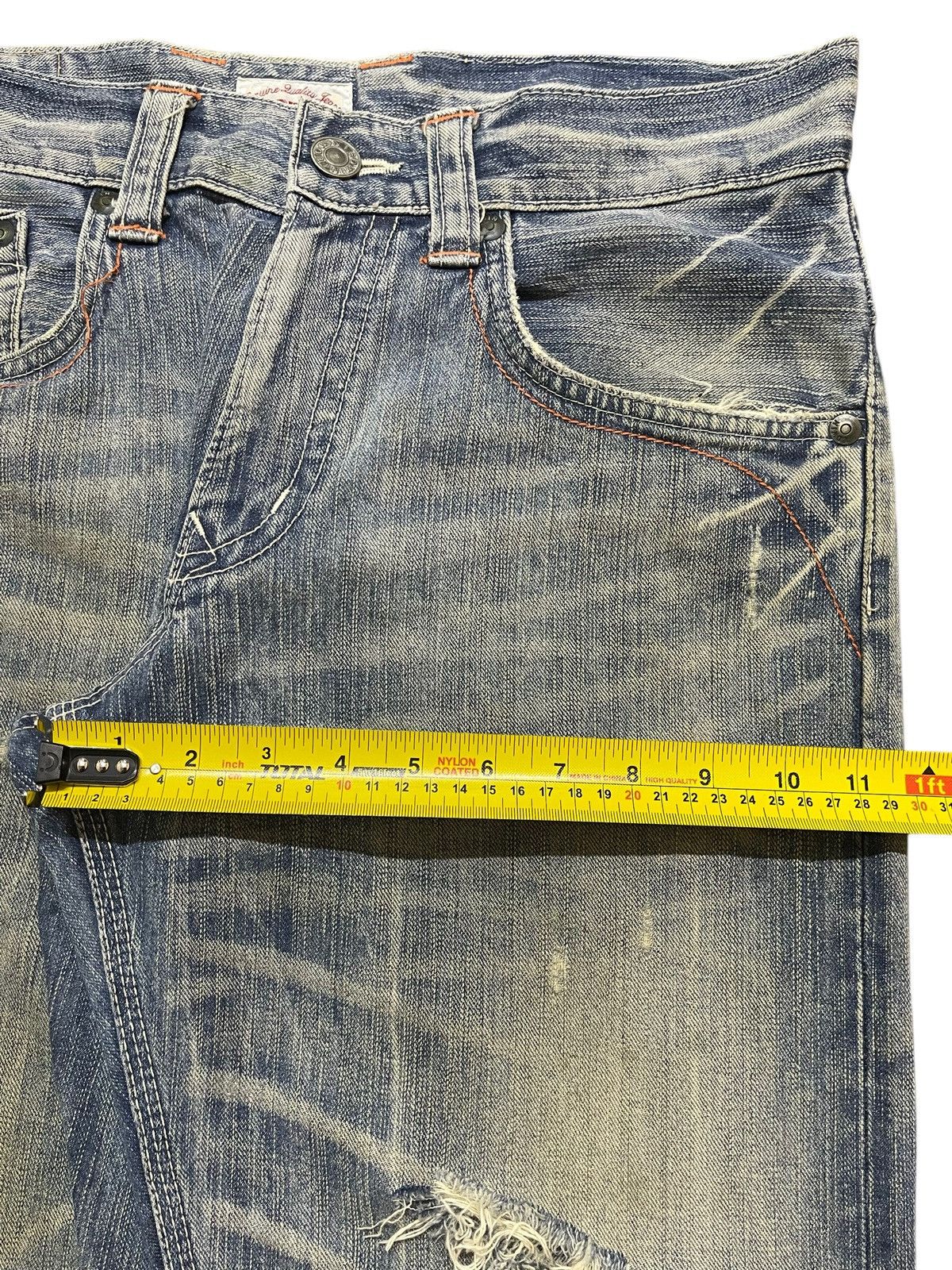 Edwin Edwin XV Exclusive Vintage Mud Wash Whisker Distress Loose Size US 34 / EU 50 - 16 Thumbnail