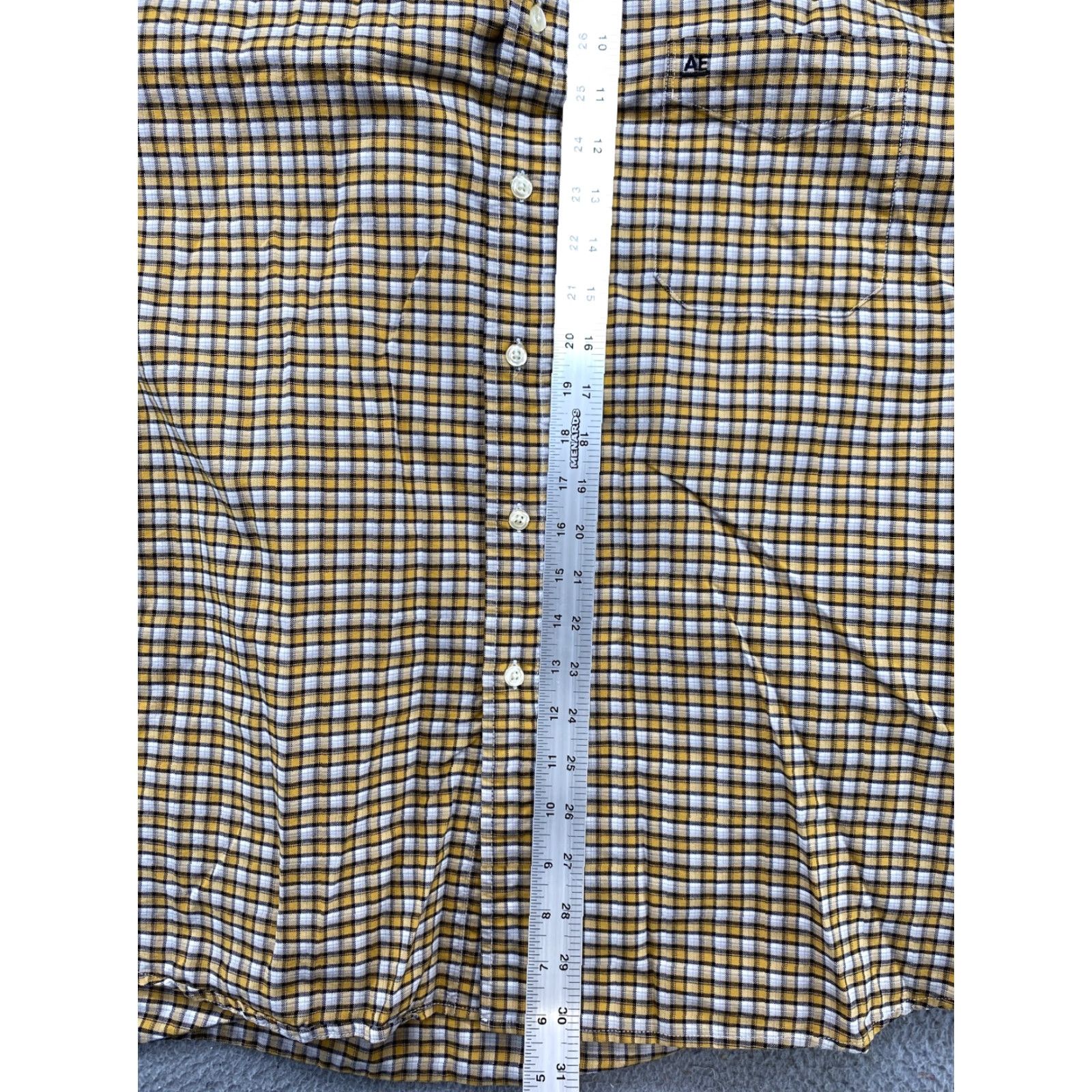 American Eagle Outfitters American Eagle Outfitters Shirt Mens Rugged Oxford Plaid 2XL Multicolor Long Sleeve Button-Up Size US XXL / EU 58 / 5 - 6 Thumbnail