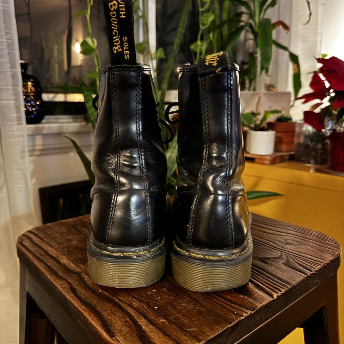 Dr. Martens Dr Martens 1460W black Lewther Lace up Boots Size US 9 / IT 39 - 4 Thumbnail