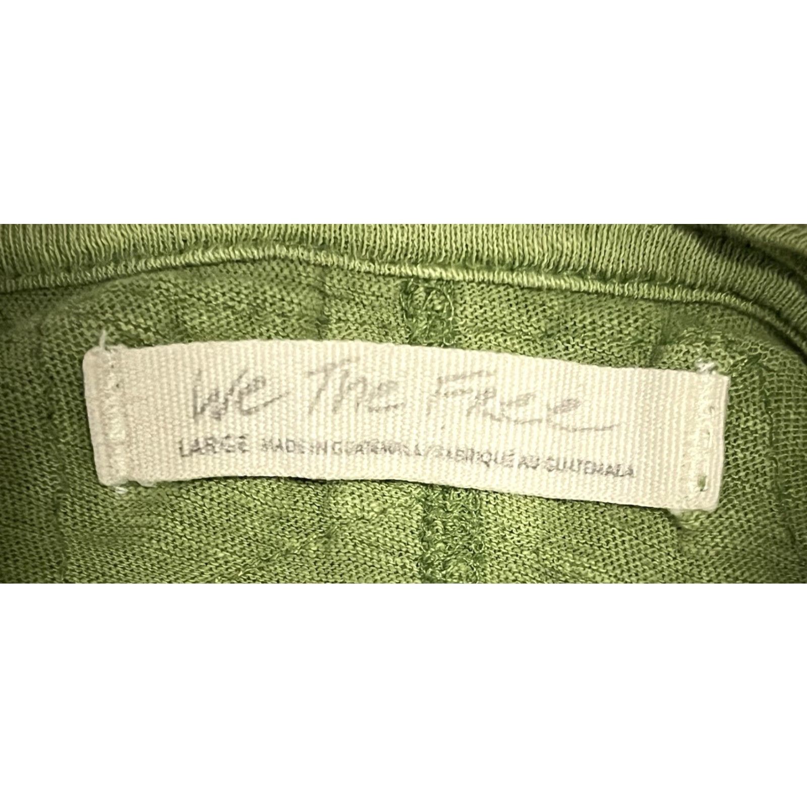Vintage We The Free Shirt Womens Large Green 100% Cotton Short Sleeve Pullover T-Shirt Flaws See Pics Size L / US 10 / IT 46 - 7 Thumbnail