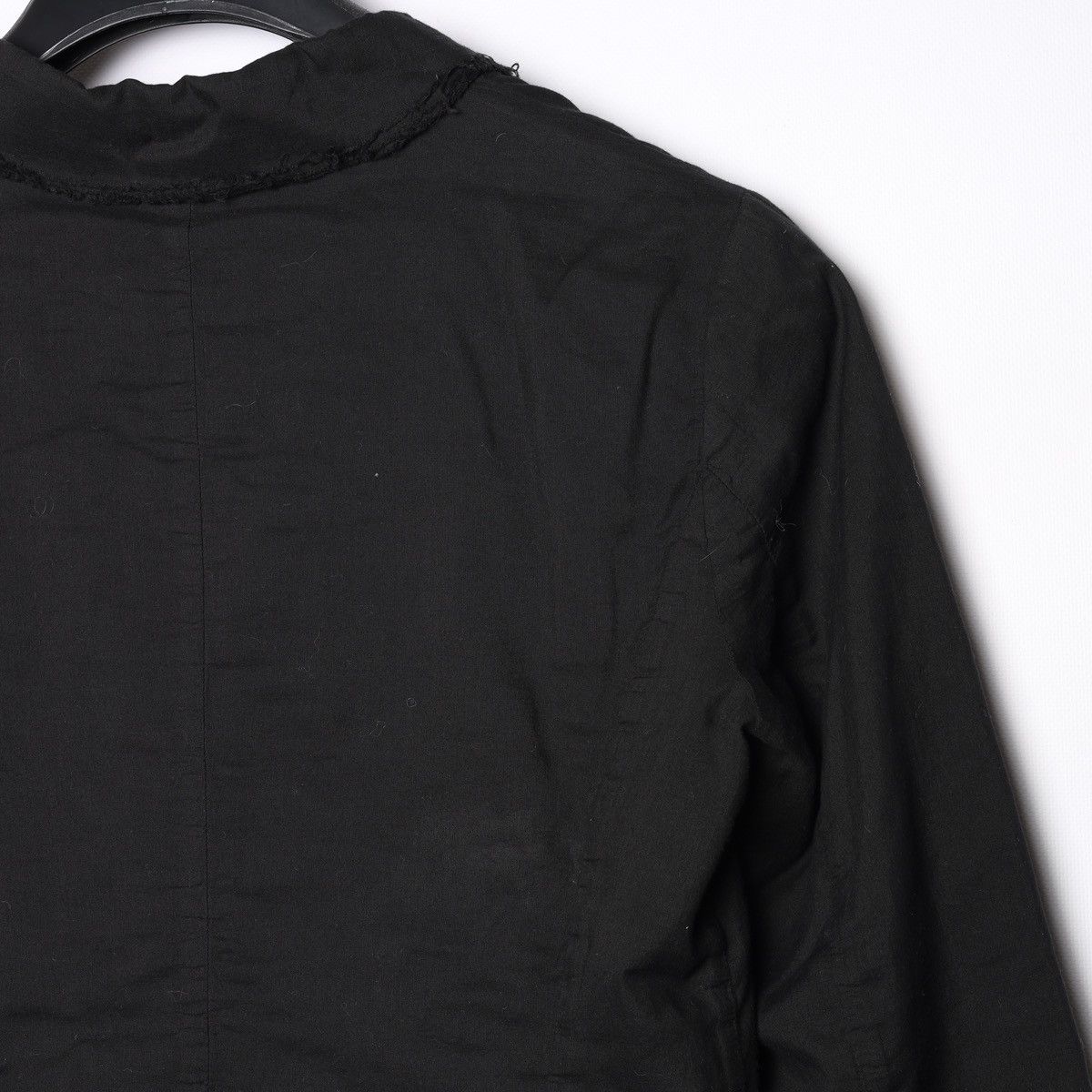 Rundholz Rundholz DIP Black Cotton Shirt Light Jacket Blazer Size S / US 4 / IT 40 - 19 Thumbnail