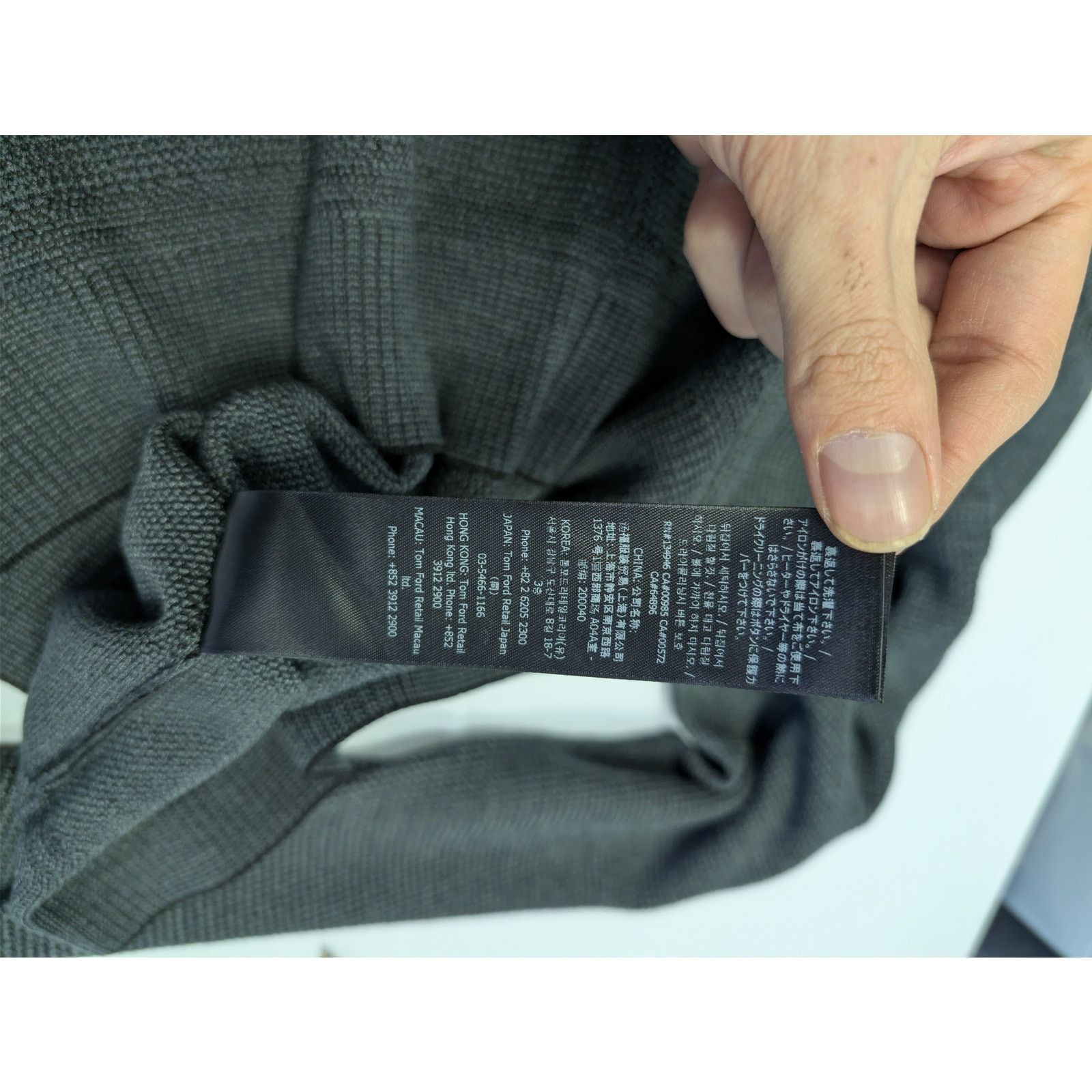 Tom Ford o1rshd1 Knitwear Polo Shirt Knitted in Grey 46 Size US S / EU 44-46 / 1 - 19 Thumbnail