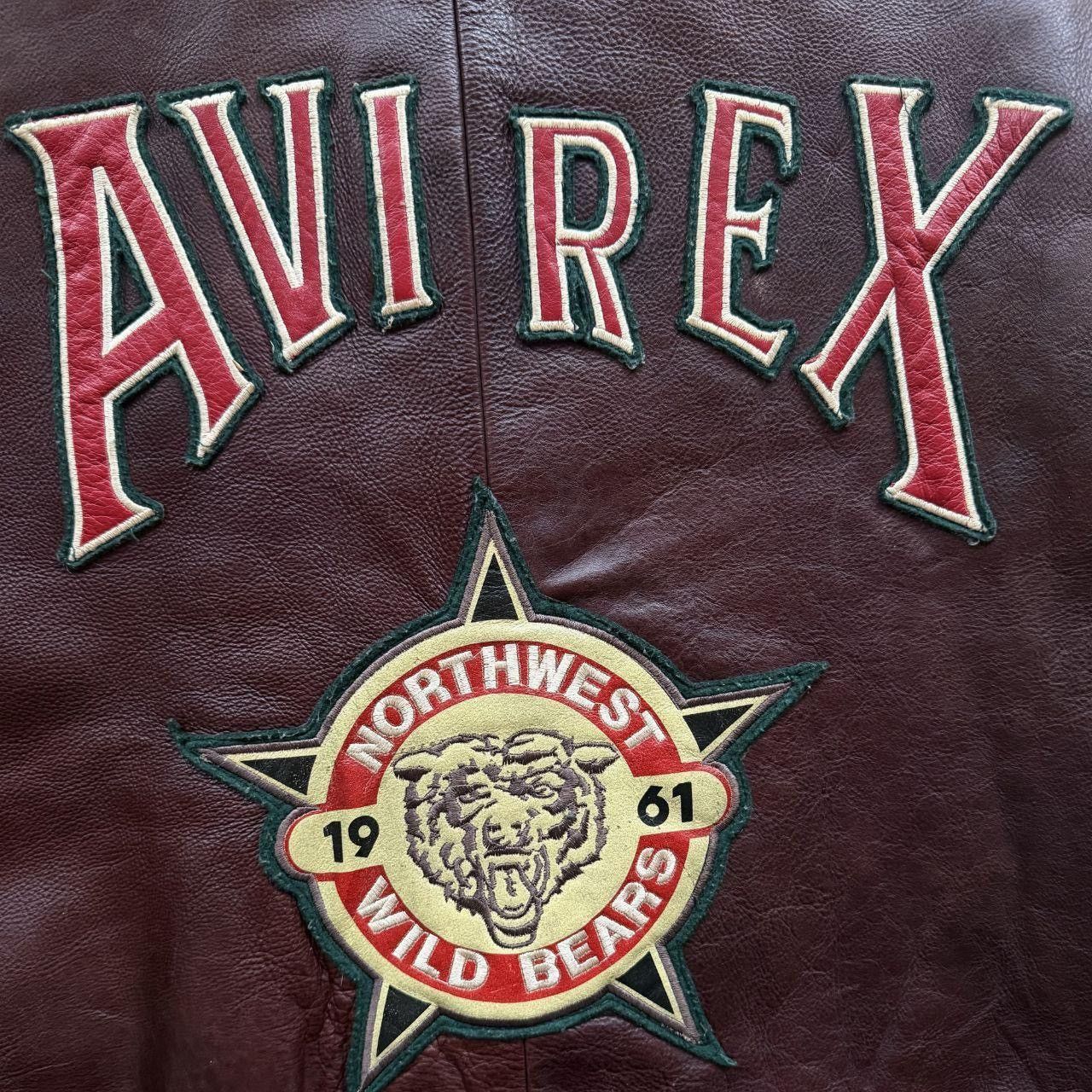 Avirex Avirex North West Wildbears Leather Varsity Jacket Size US S / EU 44-46 / 1 - 5 Thumbnail
