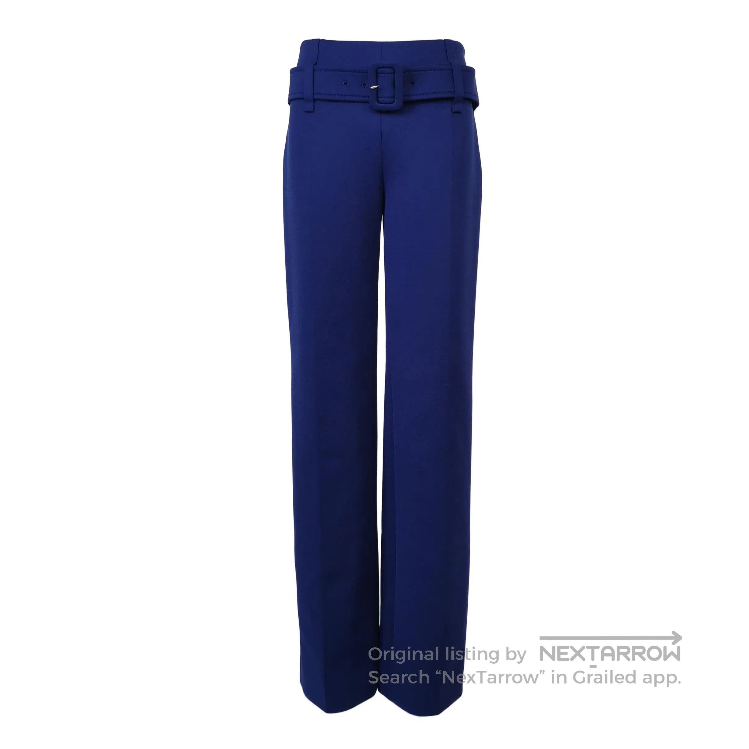 Prada Prada Solid Color Belted Long Pants Size 4. Size 39" - 1 Thumbnail