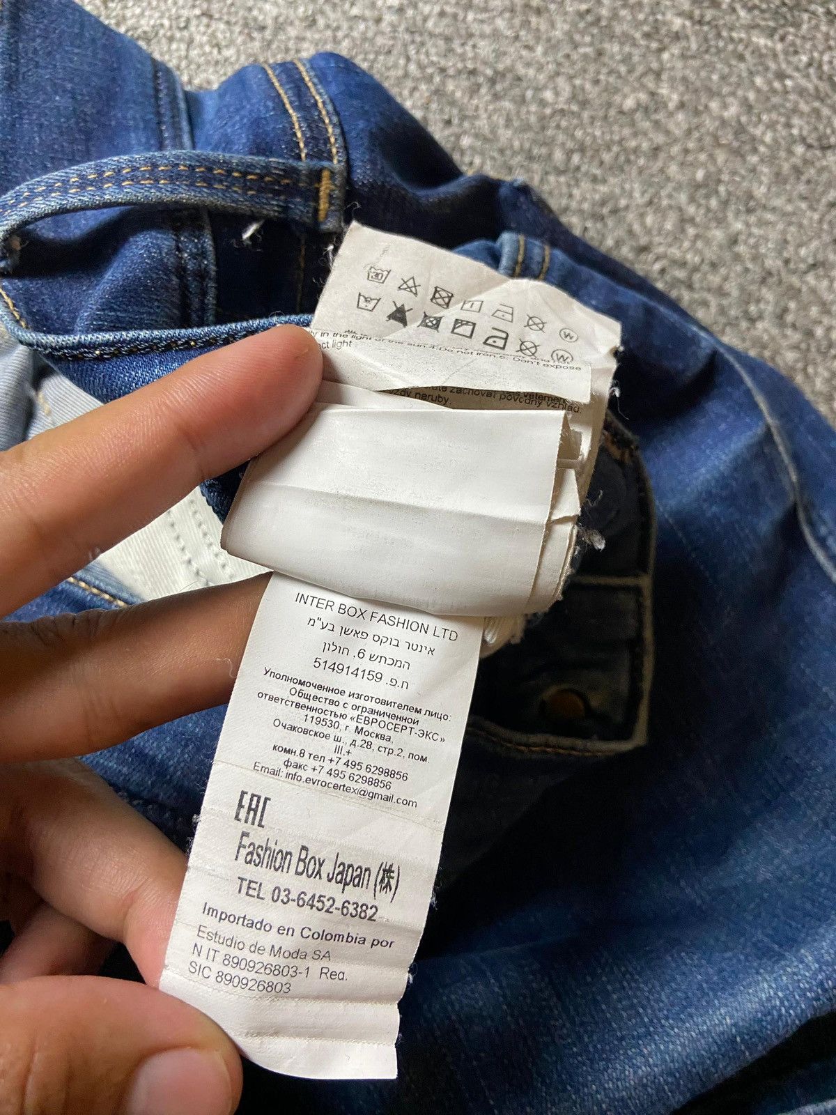 Replay × Vintage Replay Brand Regular Fit Denim Jeans (123) Size US 30 / EU 46 - 7 Thumbnail
