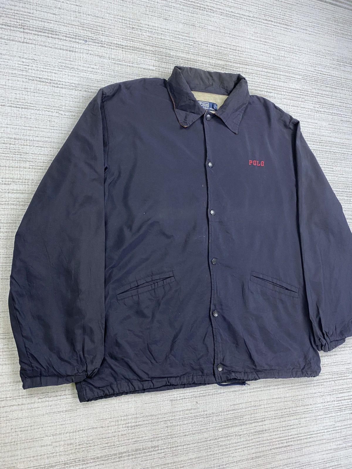 Polo Ralph Lauren × Vintage Vintage Polo Ralph Lauren Embroidery Spellout Jacket Size US XL / EU 56 / 4 - 3 Thumbnail