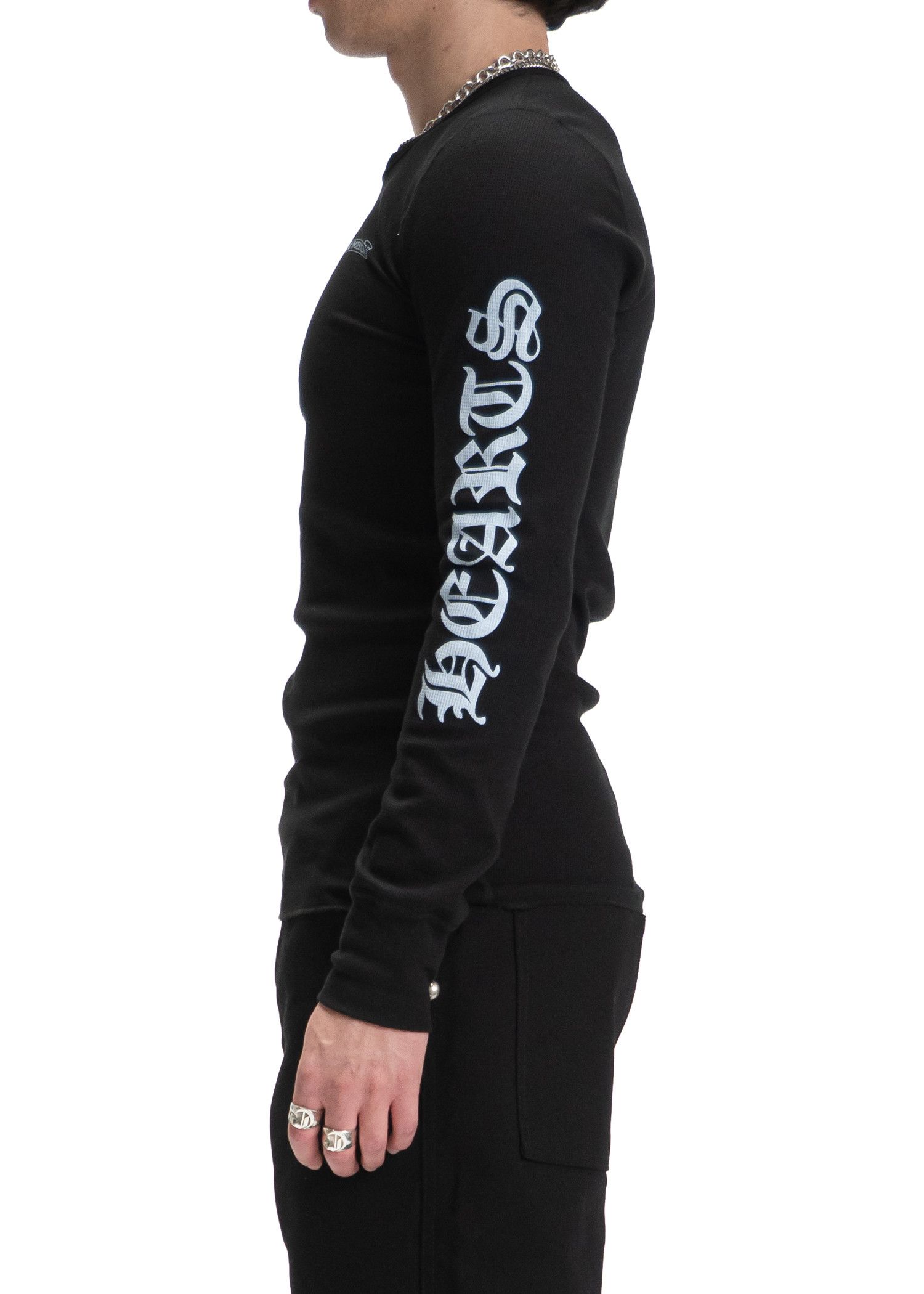 Chrome Hearts Chrome Hearts Classic Logo Thermal Longsleeve Size US M / EU 48-50 / 2 - 3 Thumbnail