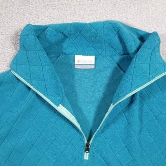 Vintage Columbia Fleece Jacket Womens S Blue Outdoor Pullover Sweatshirt 1/4 Zip Size S / US 4 / IT 40 - 7 Thumbnail