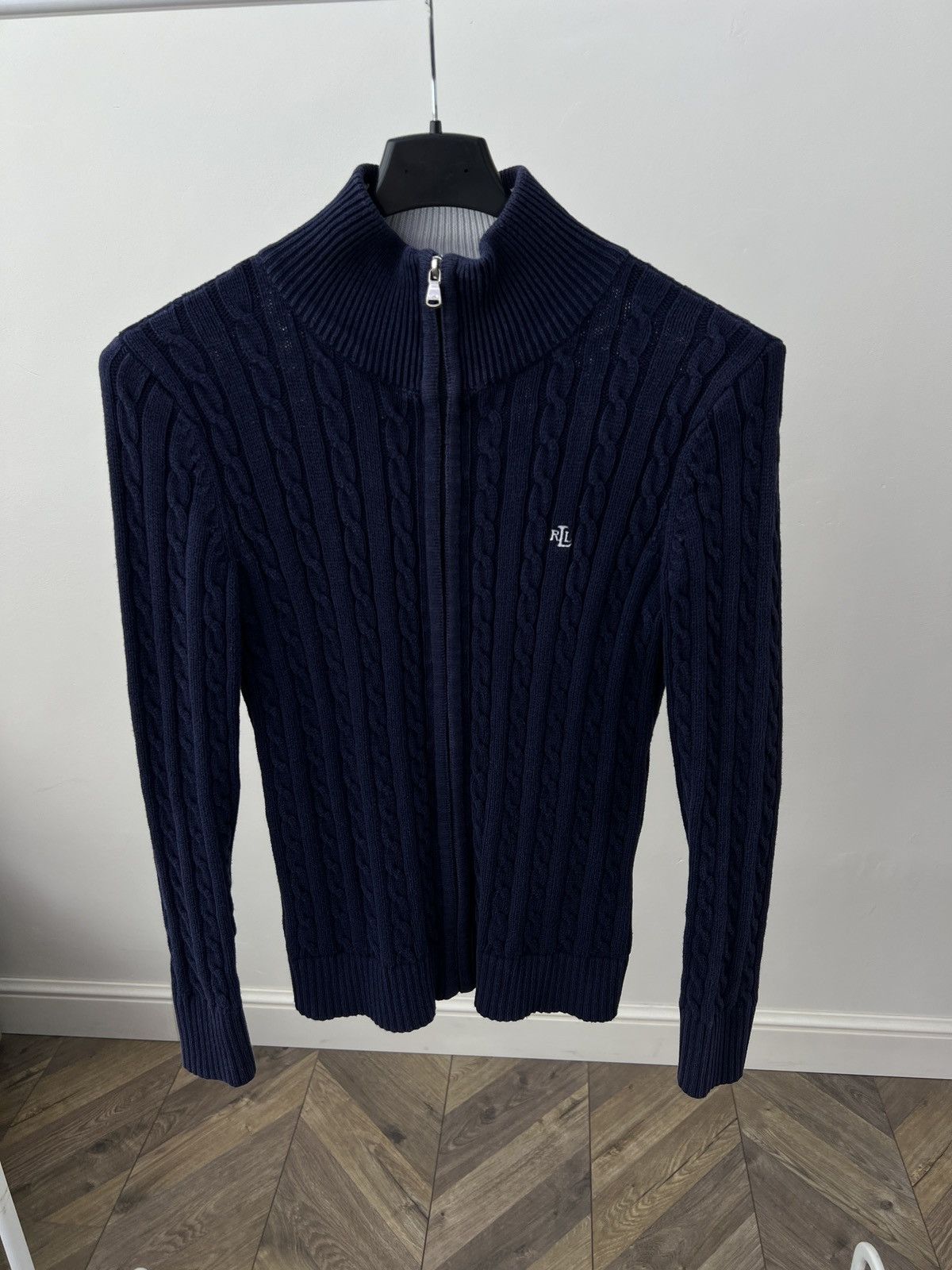 Ralph Lauren Vintage Ralph Lauren Active Women's Zip Sweater Cable Knit Size S / US 4 / IT 40 - 3 Thumbnail