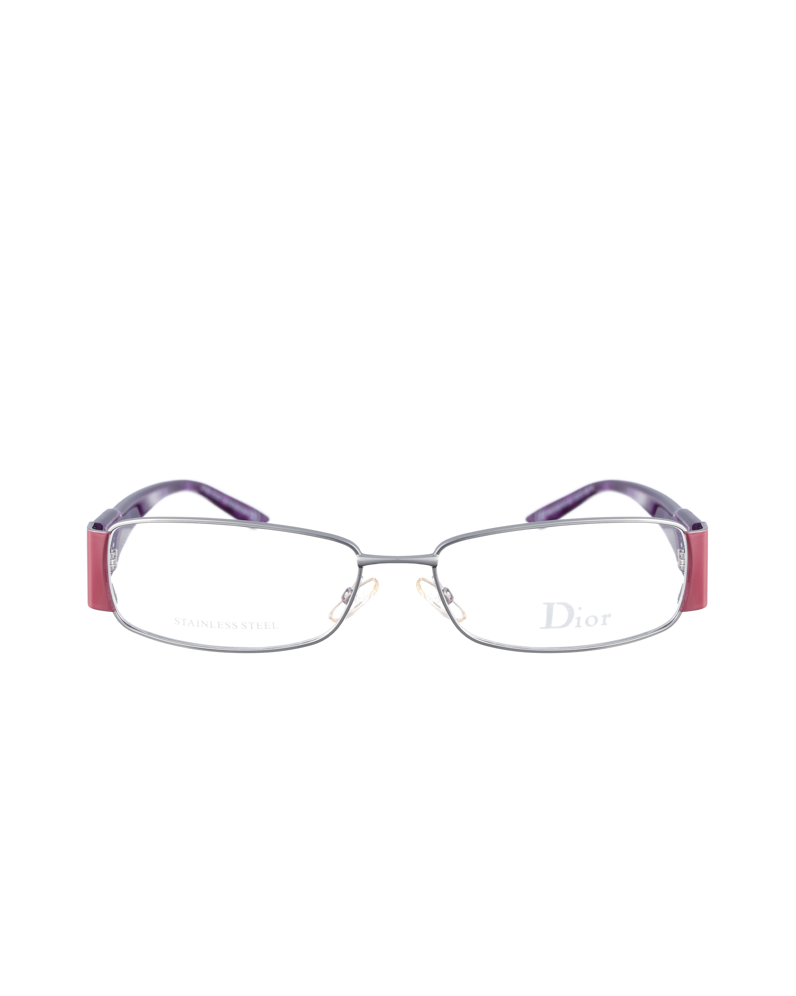Dior Dior '90s Violet & Silver Glasses with Flowers and Gems Size ONE SIZE - 3 Thumbnail