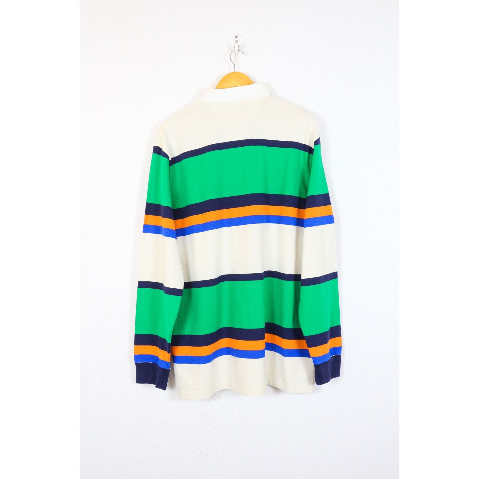 Rugby Ralph Lauren Ralph Lauren Rugby Pony Logo Wide Striped Polo Shirt Size US XL / EU 56 / 4 - 6 Thumbnail