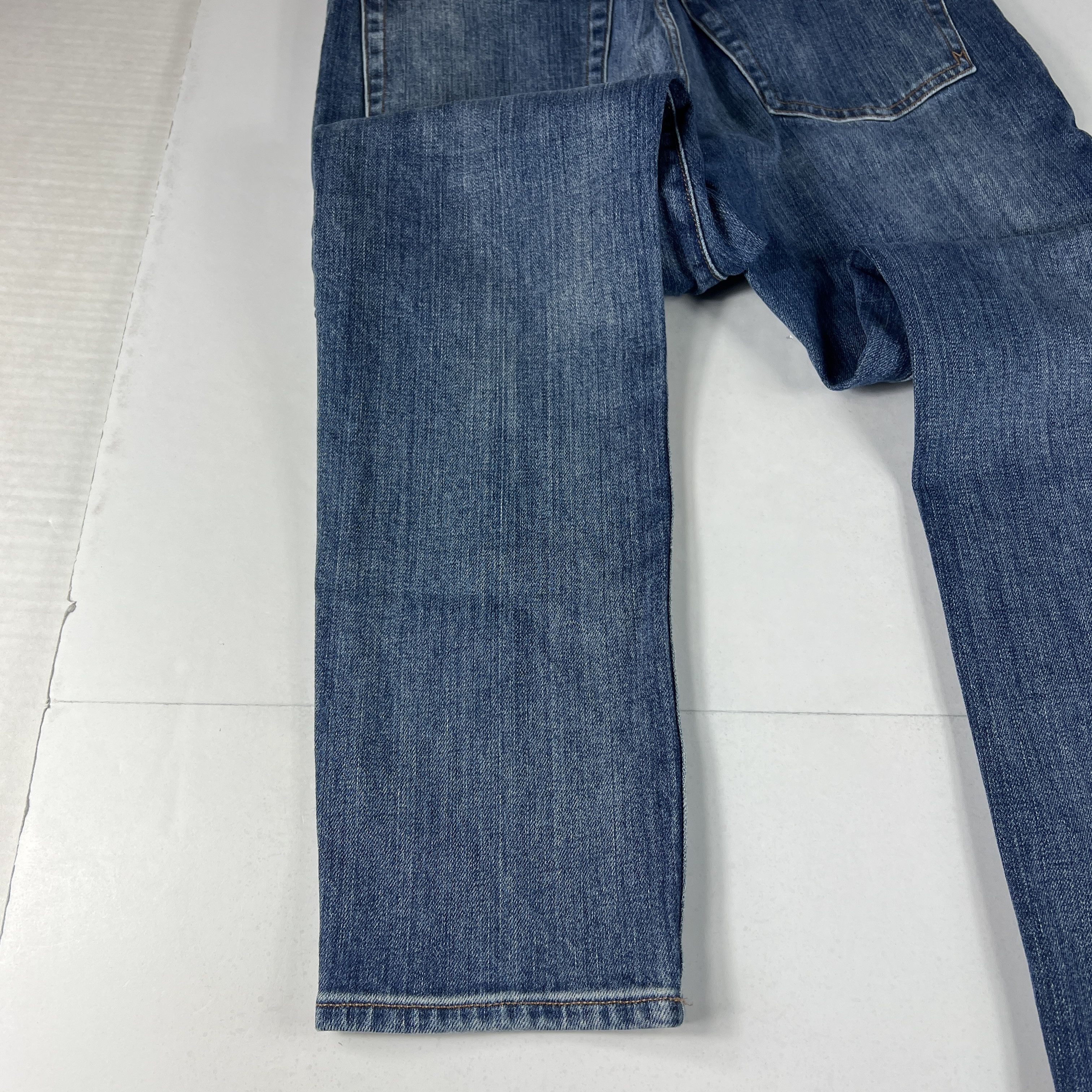 Madewell Madewell Jeans Athletic Slim Blue Faded Stretch Denim Size US 30 / EU 46 - 15 Thumbnail