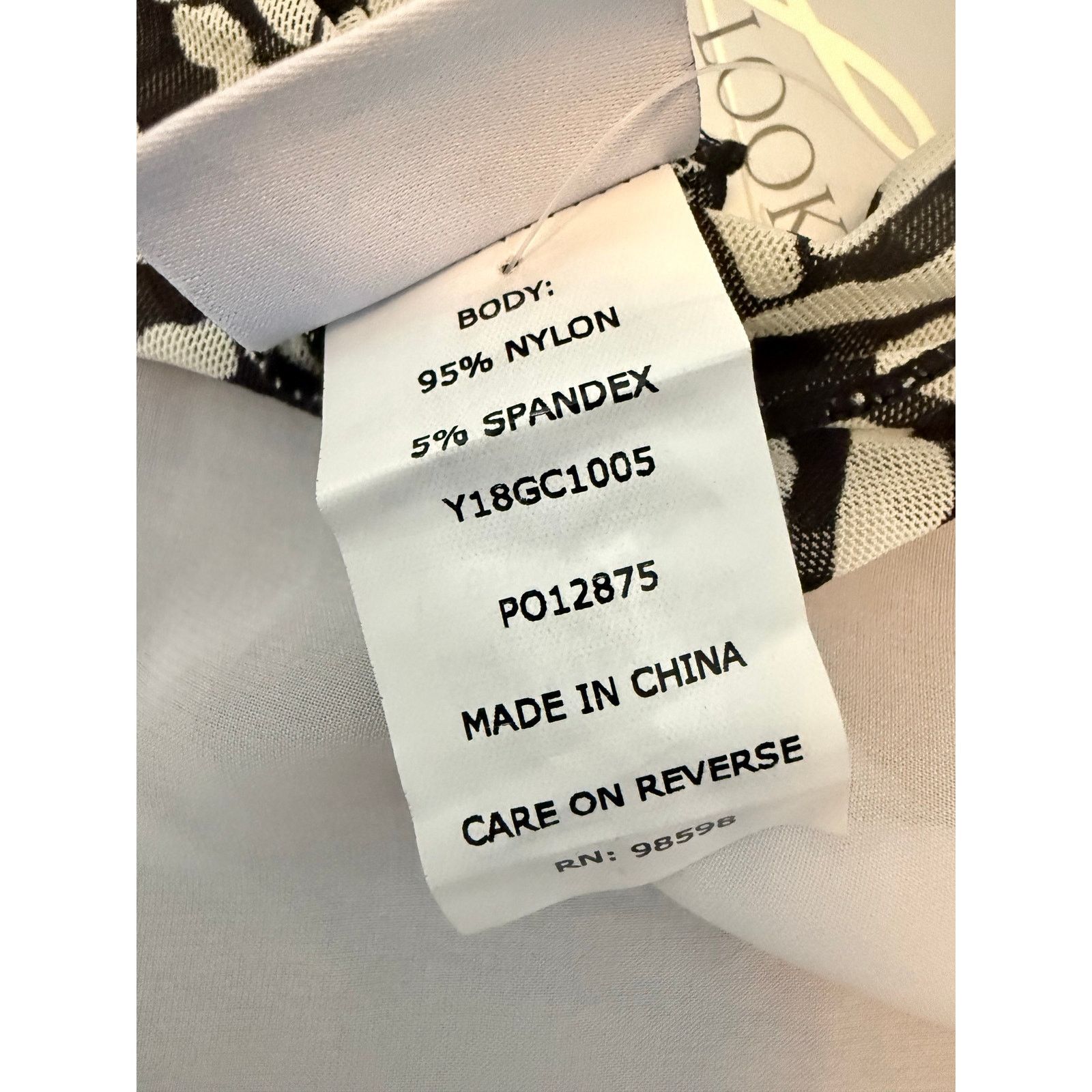 Best Made YBL Your Best Look Nylon Black and White print Scarf Size ONE SIZE - 4 Thumbnail