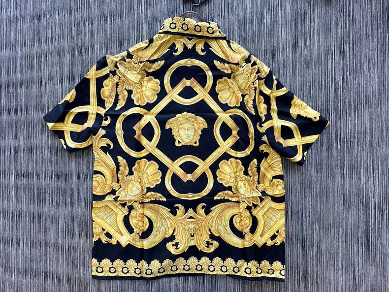 Versace Versace Mulberry silk shirt Size US L / EU 52-54 / 3 - 2 Thumbnail