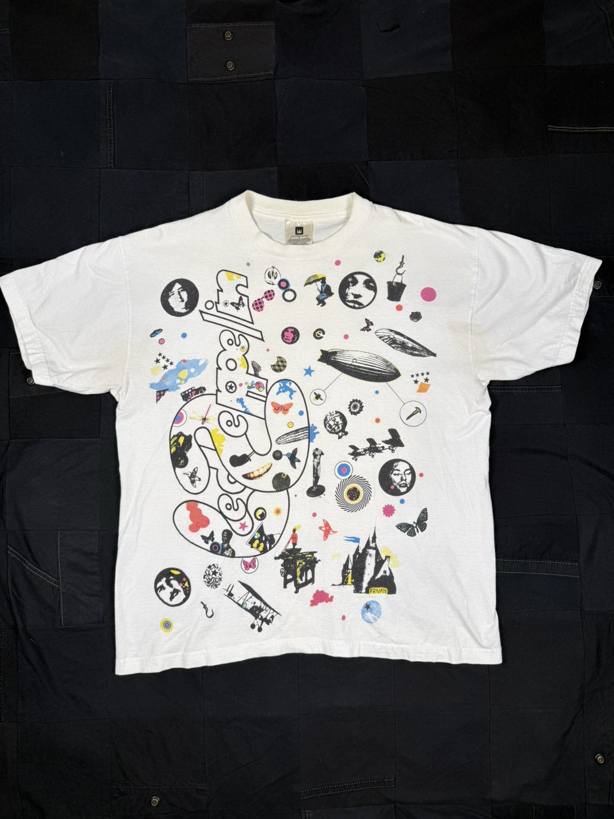 Band Tees × Vintage Led Zeppelin All Over Print Tee Size US XL / EU 56 / 4 - 1 Thumbnail