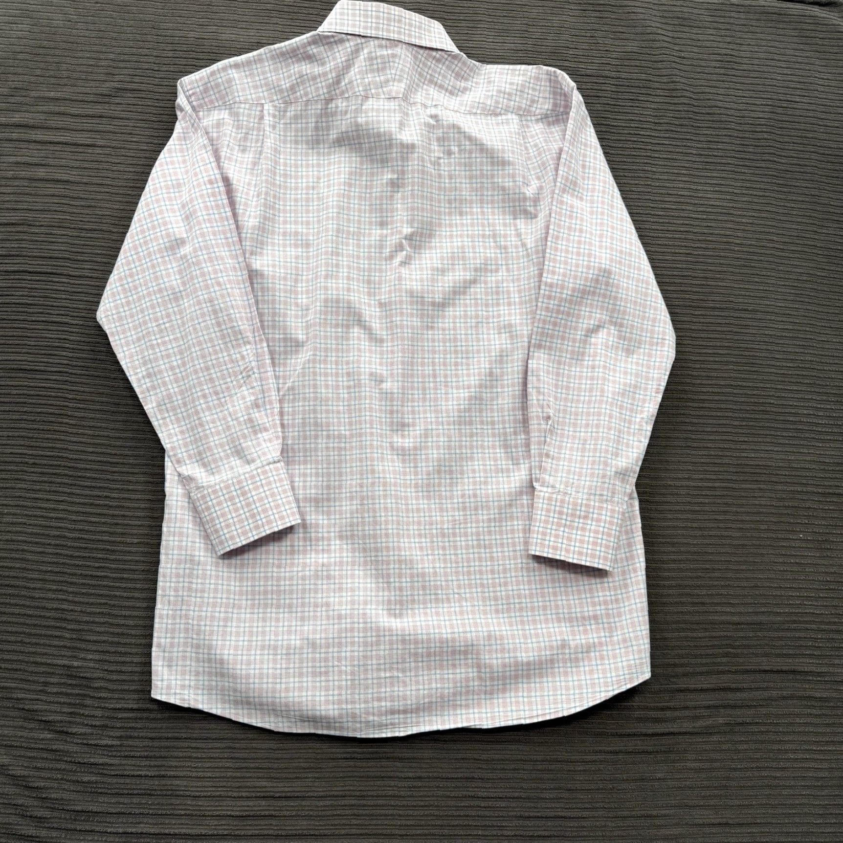 Proper Cloth Proper Cloth Shirt Men Dress Shirt Long Sleeve Check Pattern Multicolor Office 16 46in Regular Modern Preppy Mens Size US L / EU 52-54 / 3 - 2 Thumbnail