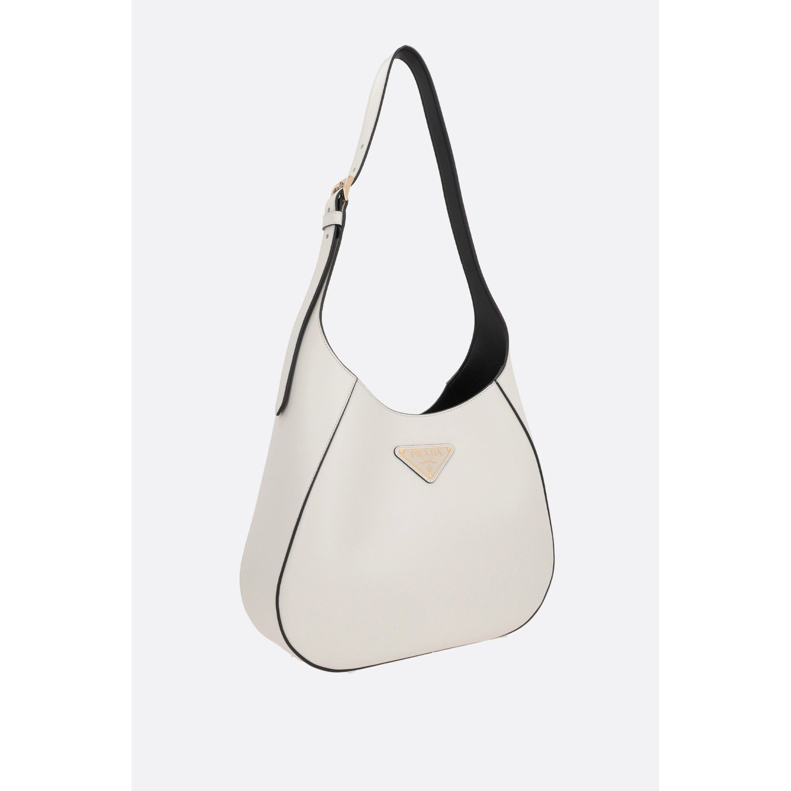 Prada PRADA City Medium White Leather Shoulder Bag New & Authentic Size ONE SIZE - 2 Thumbnail