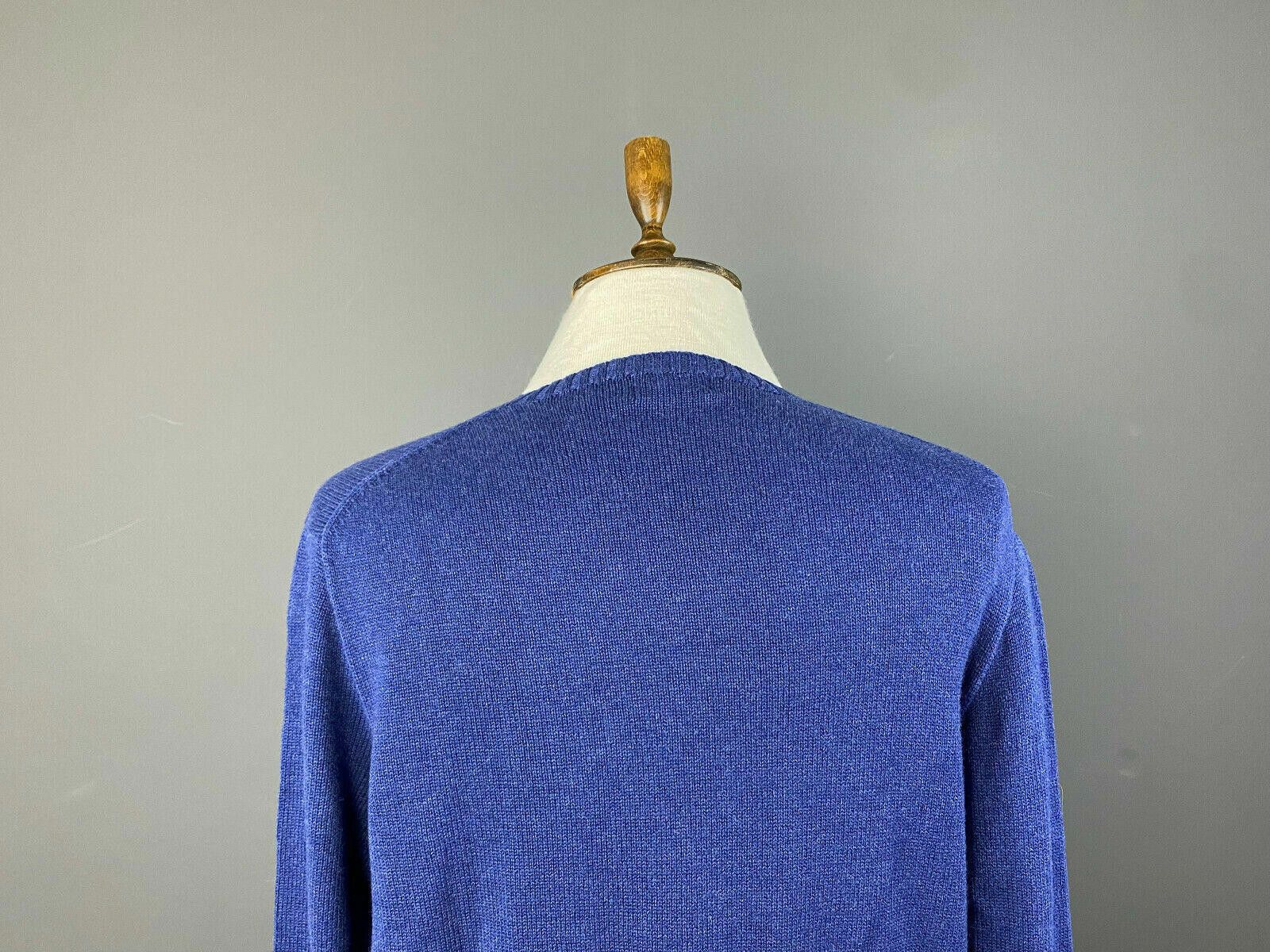 Polo Ralph Lauren Men Polo Ralph Lauren Blue Crew Neck Knit Sweater Size XL Size US XL / EU 56 / 4 - 7 Thumbnail