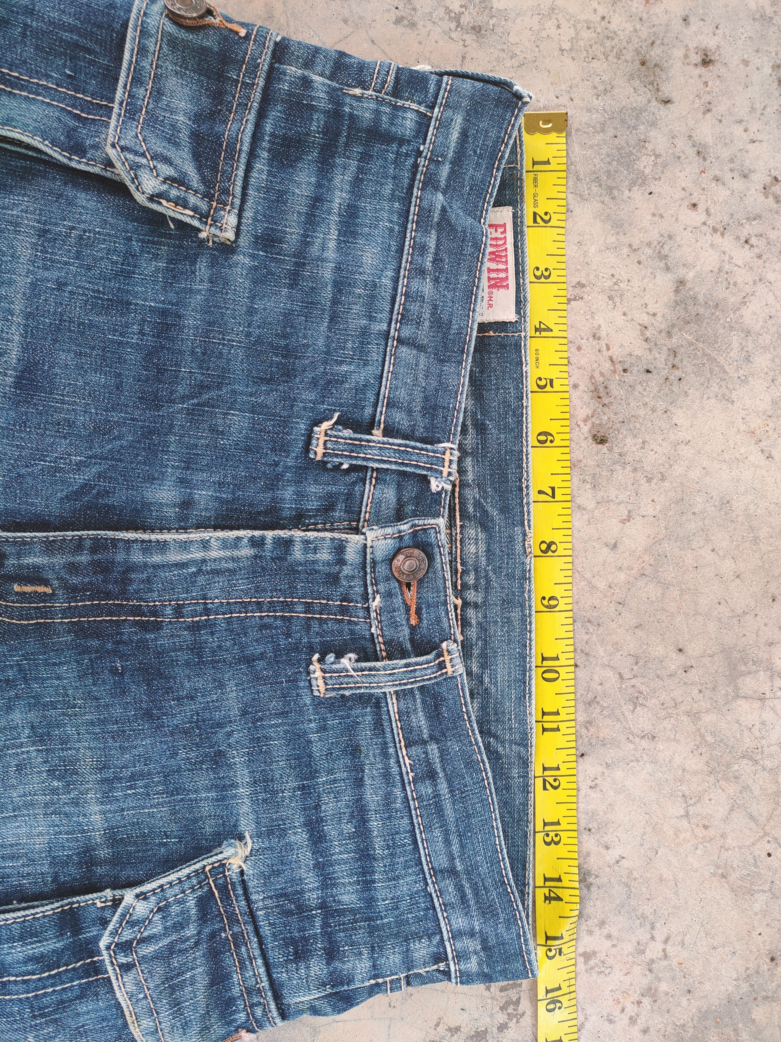 Edwin VINTAGE US EDWIN JEANS DENIM CARGO PANTS Size US 30 / EU 46 - 6 Thumbnail