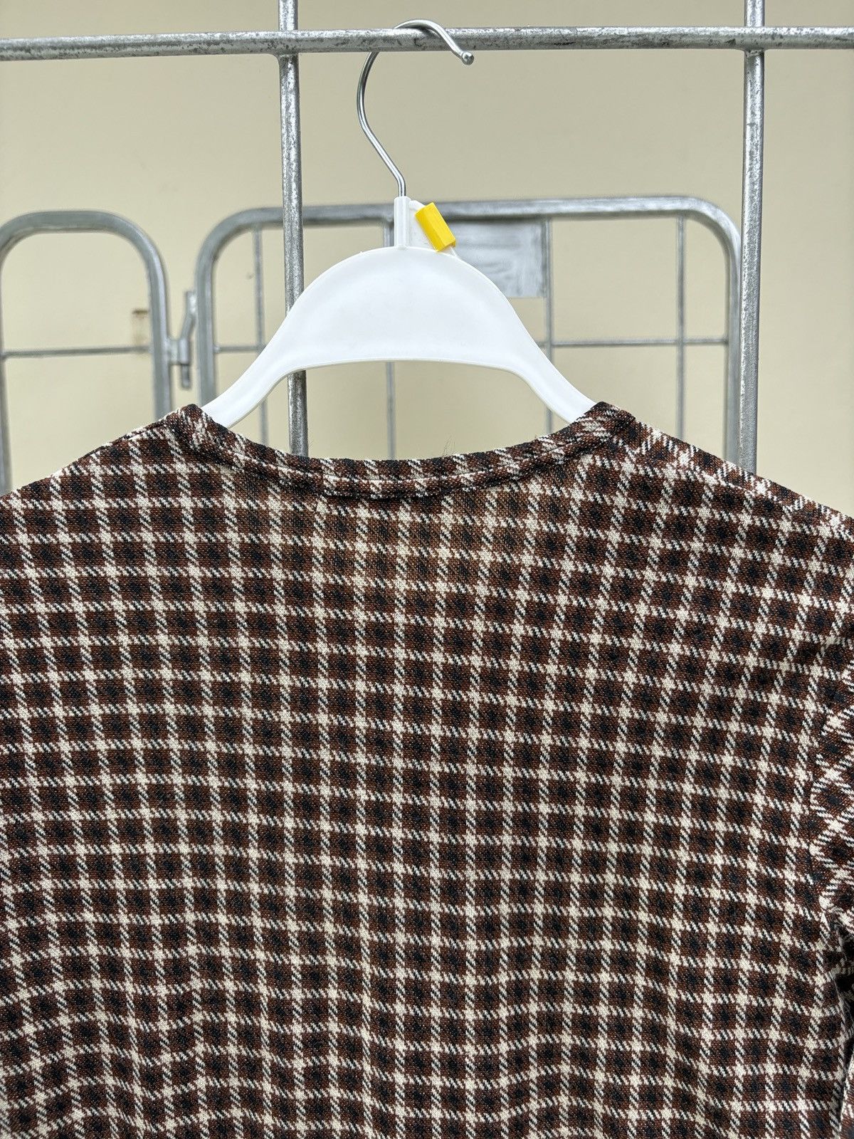 Tricot Comme des Garcons Comme des Garcons plaid bottom up long sleeves tee Size M / US 6-8 / IT 42-44 - 10 Thumbnail