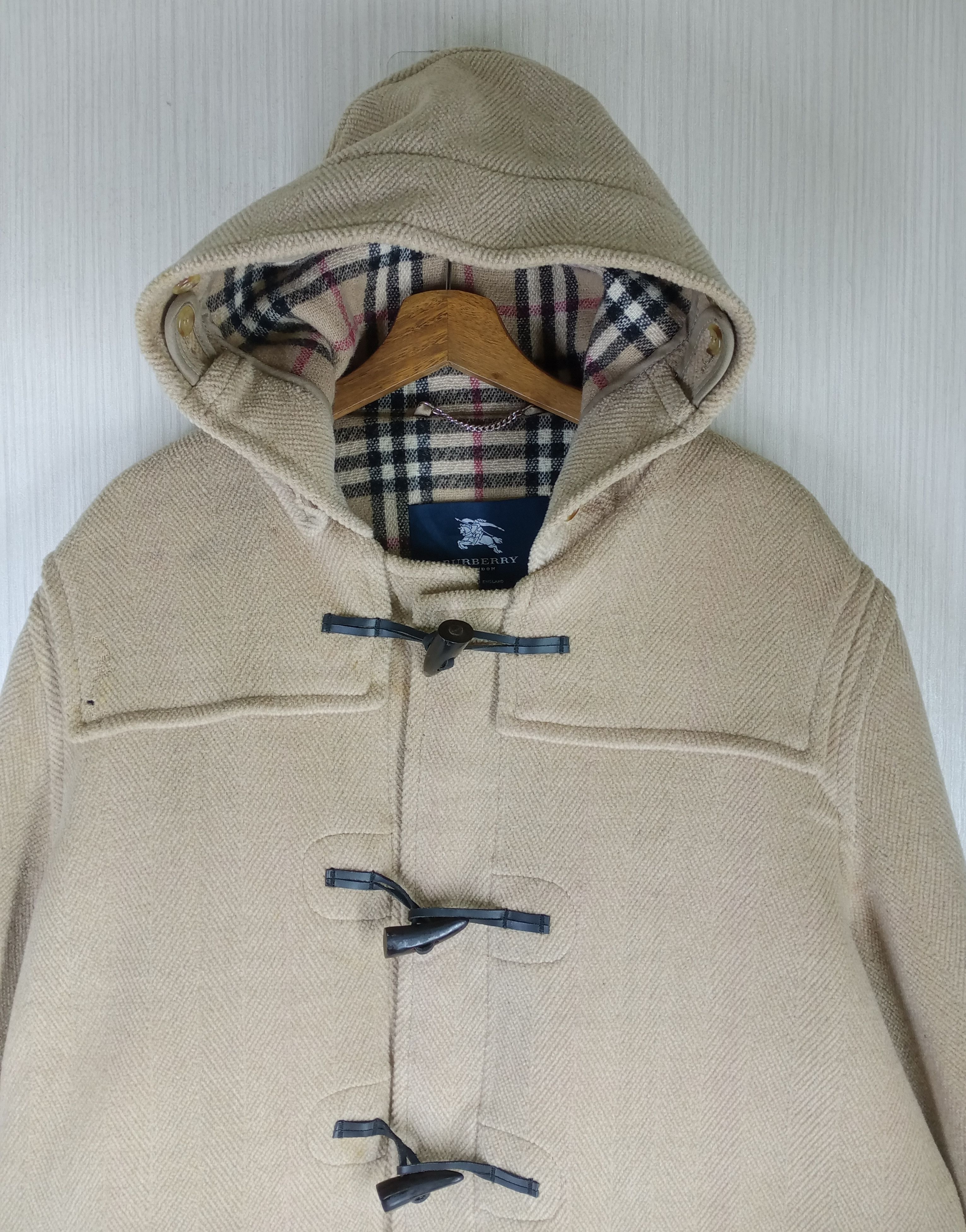 Burberry Vintage Burberry Duffle Coating Nova Check Made England Size US L / EU 52-54 / 3 - 4 Thumbnail