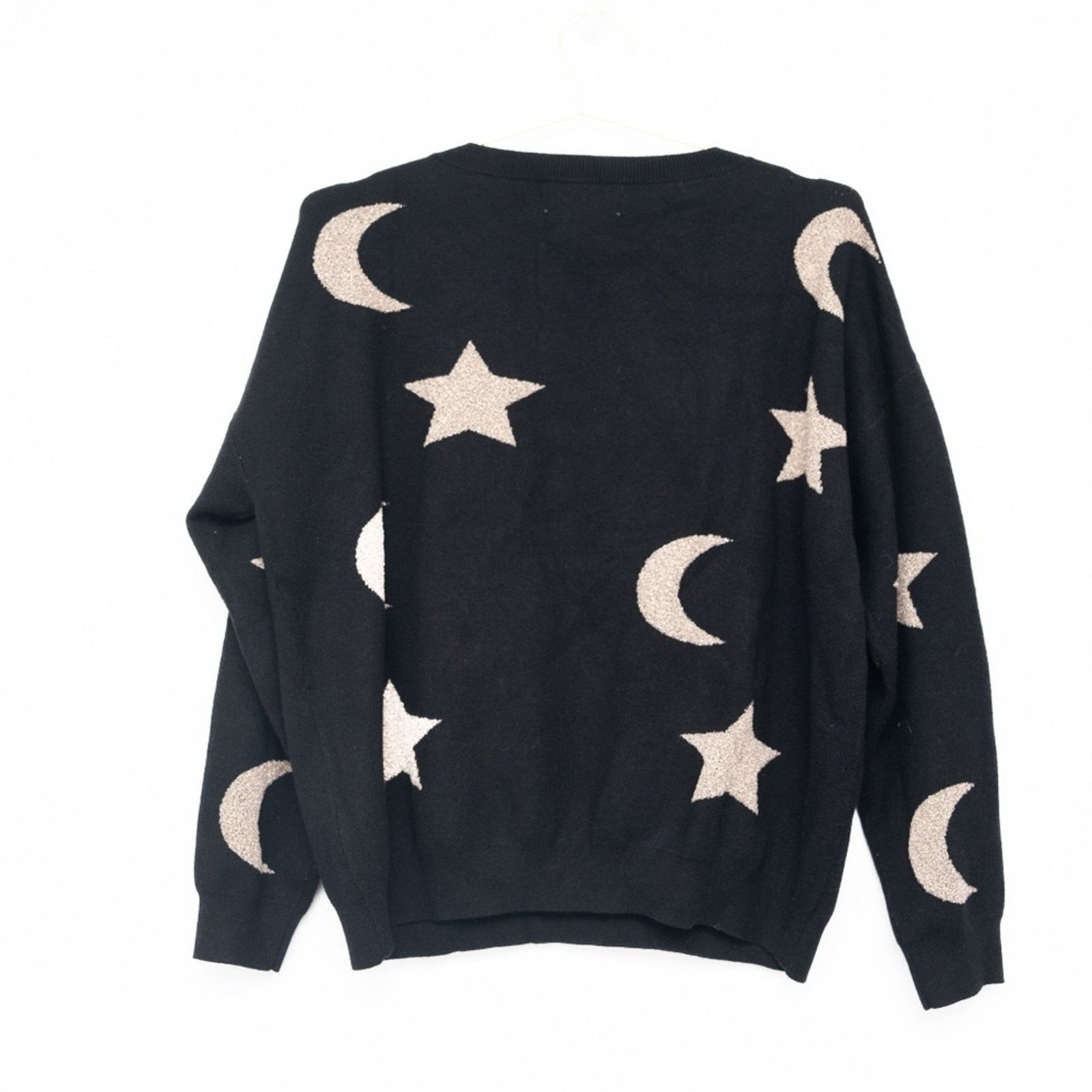 Beach Riot Beach Riot. Joey Sweater Gold & Moon Star Knit. Size S / US 4 / IT 40 - 3 Thumbnail