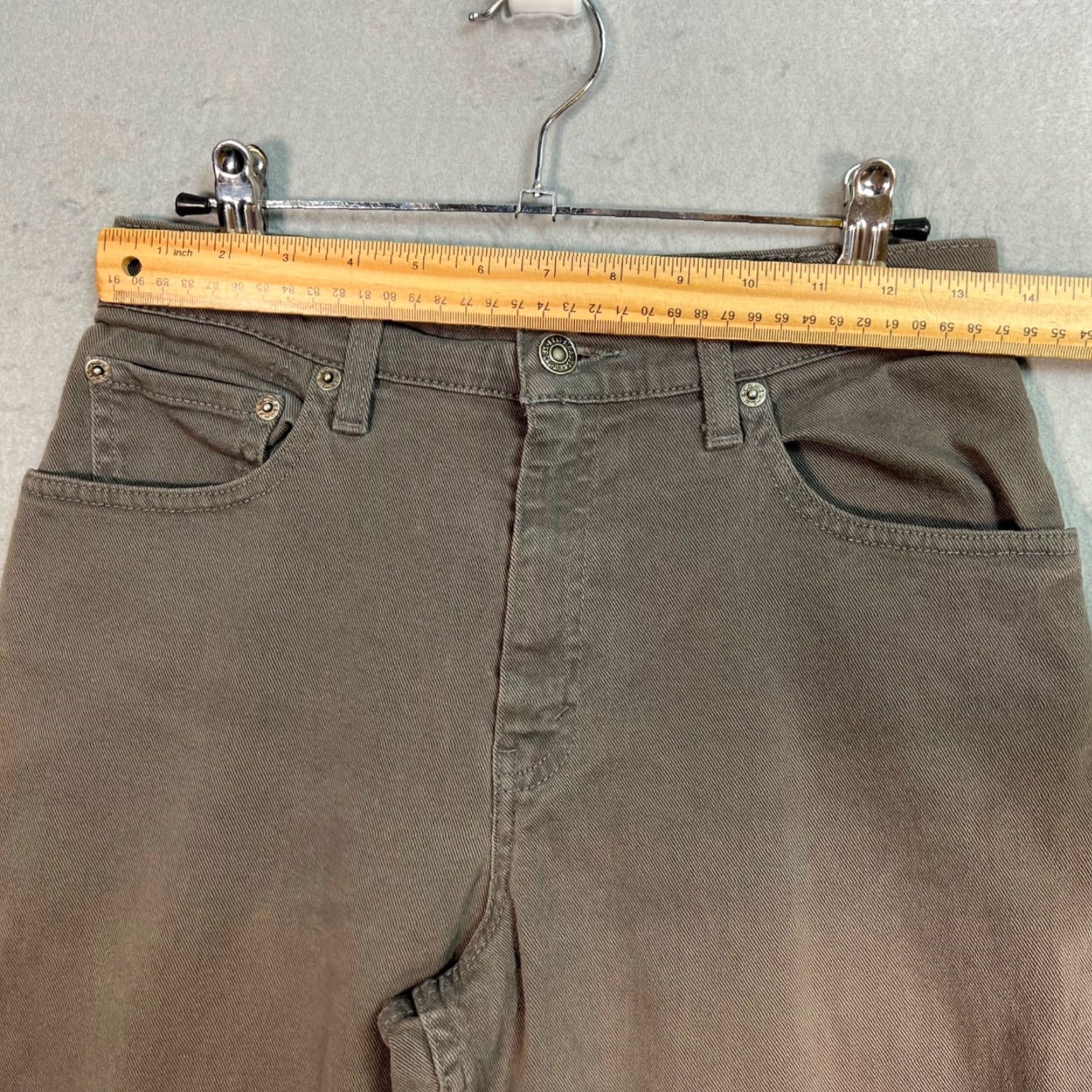 Levi's VINTAGE Levis 550 Jeans Womens Size 6 Relaxed Fit Tapered Leg Brown Cotton Blend Casual Size 28" / US 6 / IT 42 - 4 Thumbnail