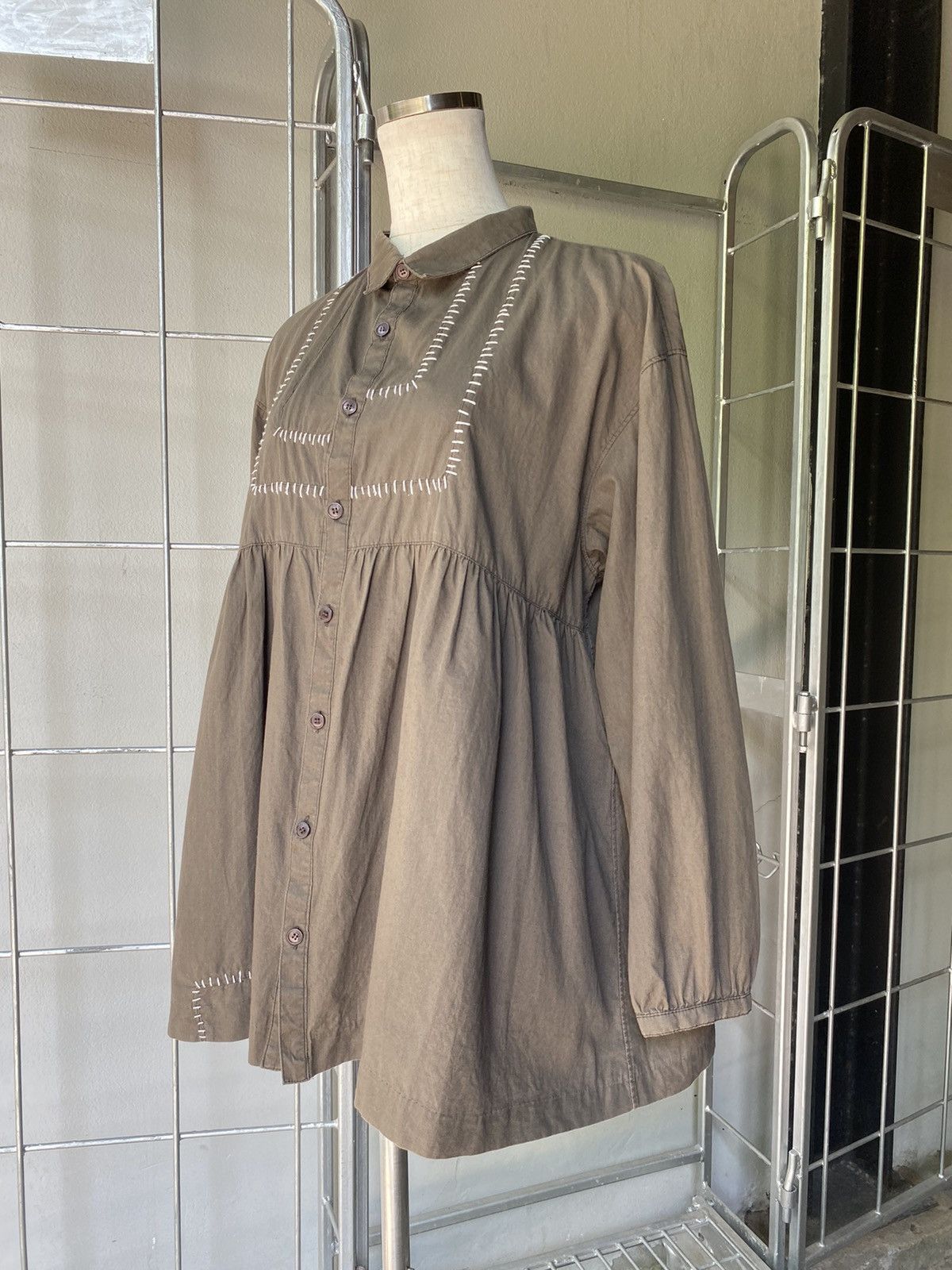 Ne-Net Né-net Bella Brown Embroidered Top Size XS / US 0-2 / IT 36-38 - 18 Thumbnail