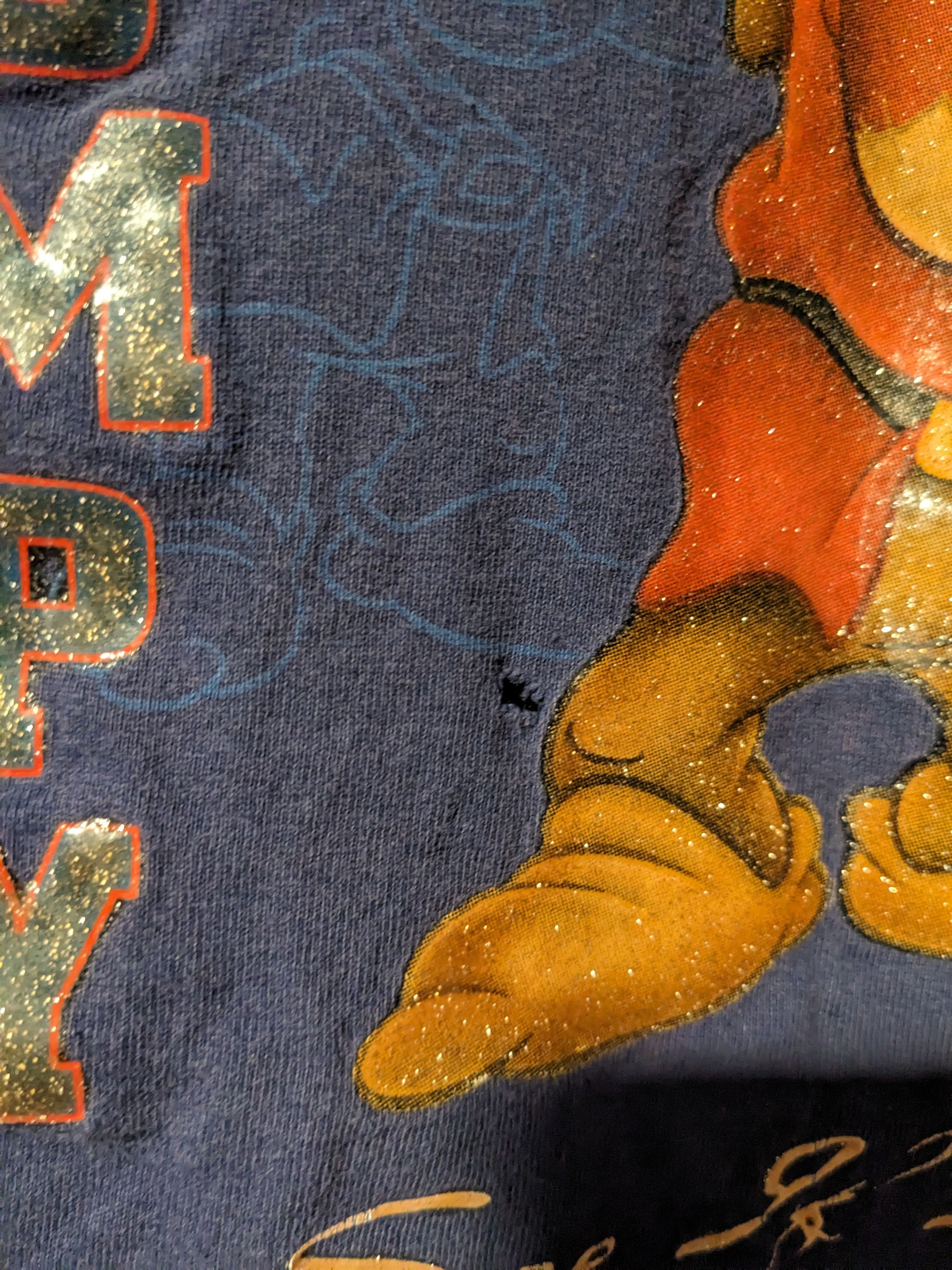 Disney × Vintage Vintage Y2K Disney Grumpy Seven Dwarfs Blue Large T-Shirt Size US L / EU 52-54 / 3 - 6 Thumbnail