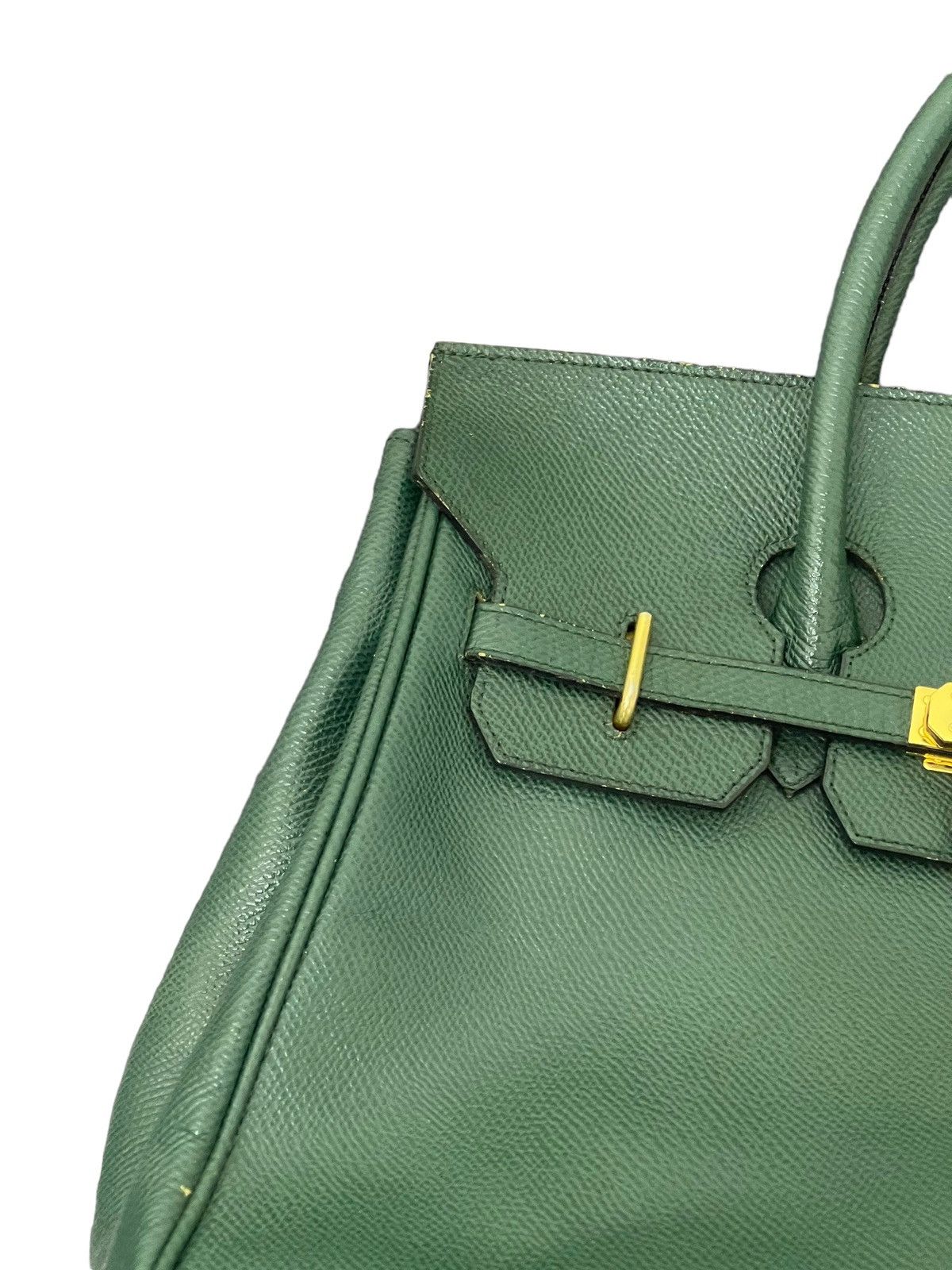 Japanese Brand Birkin Bag Leather Shufirst Like Hermes 3🟩 Size ONE SIZE - 11 Thumbnail